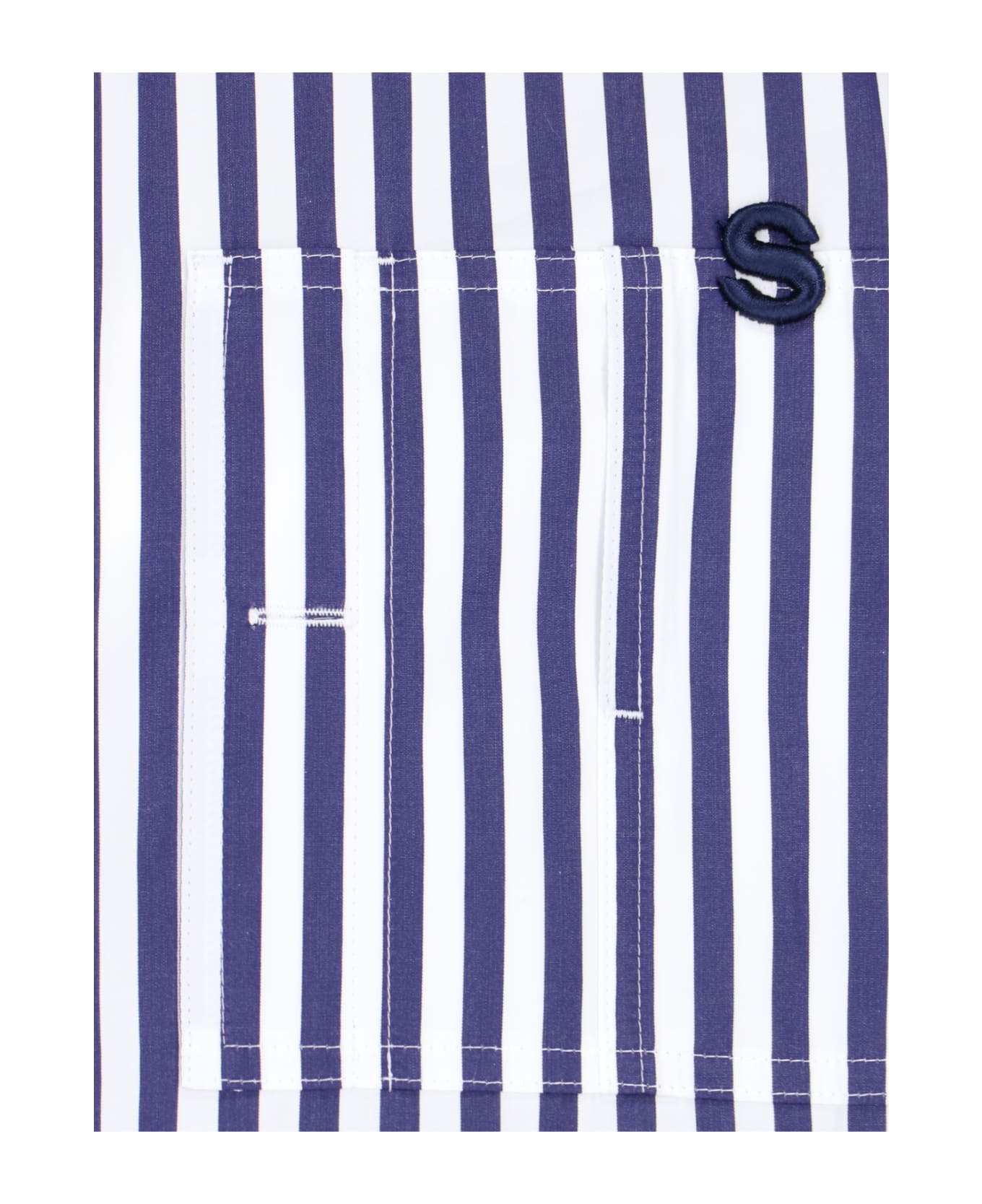 Sacai Striped Shirt - Blue シャツ
