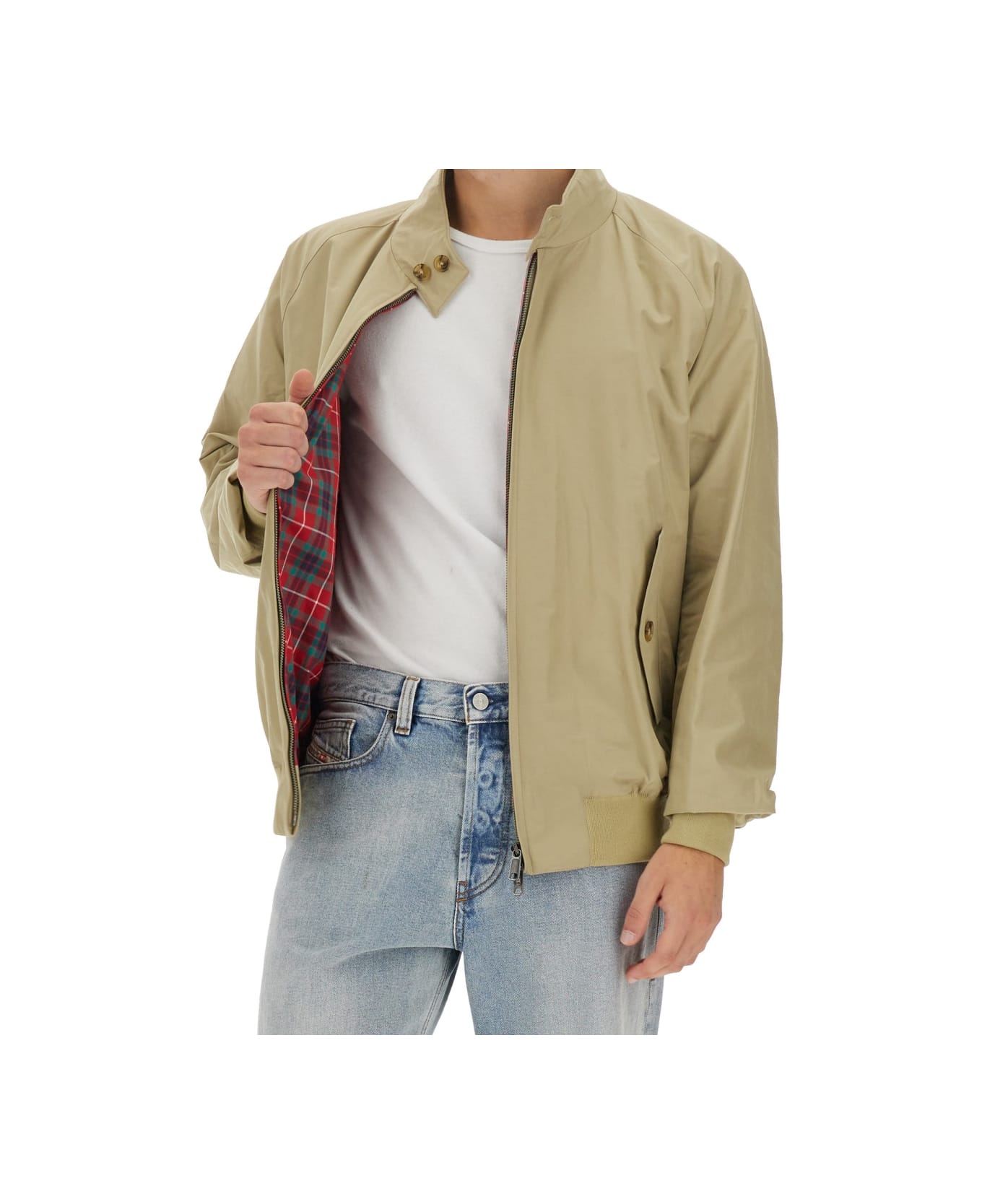 Baracuta "g9 Harrington" Jacket - BEIGE