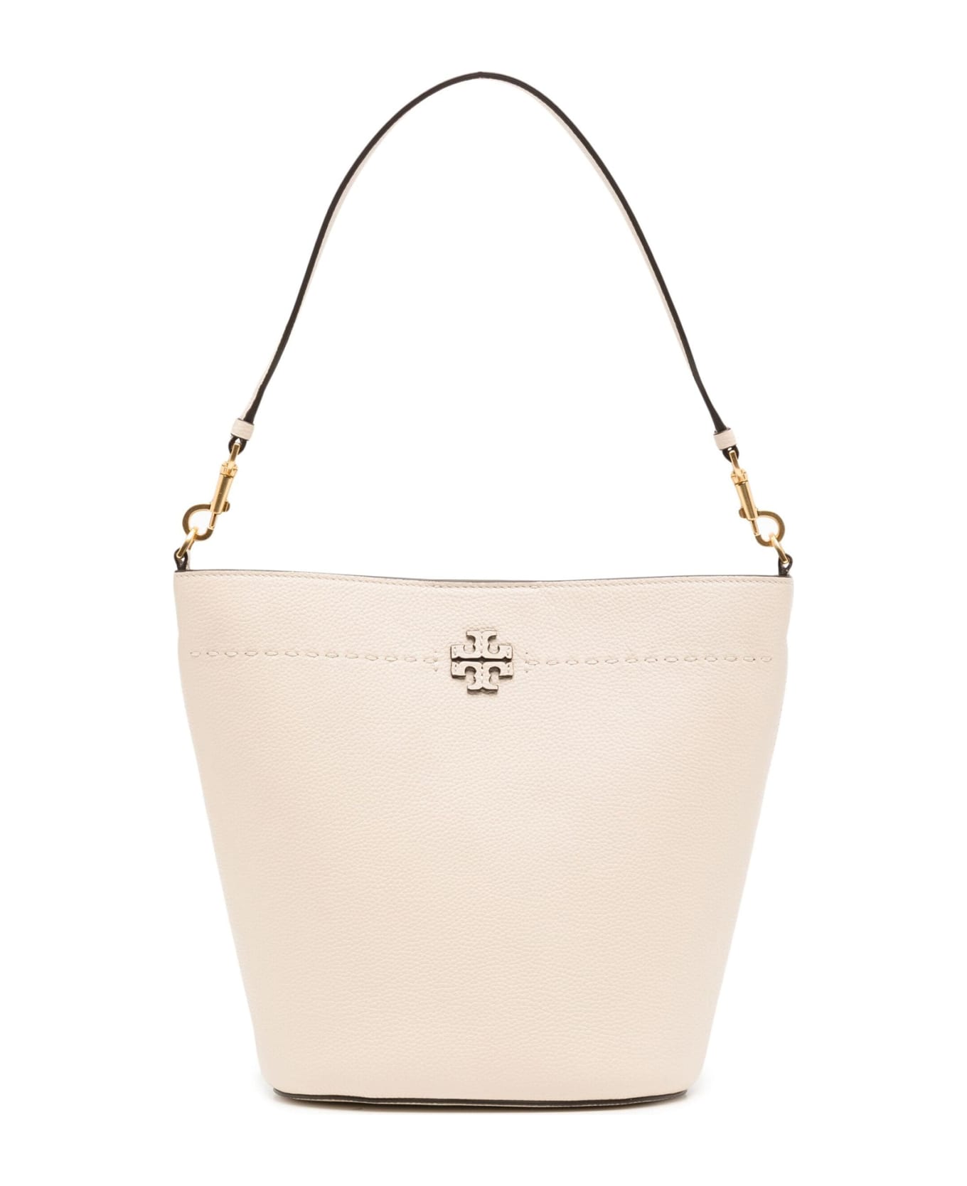 Tory Burch Mcgraw Leather Bucket Bag - BRIE