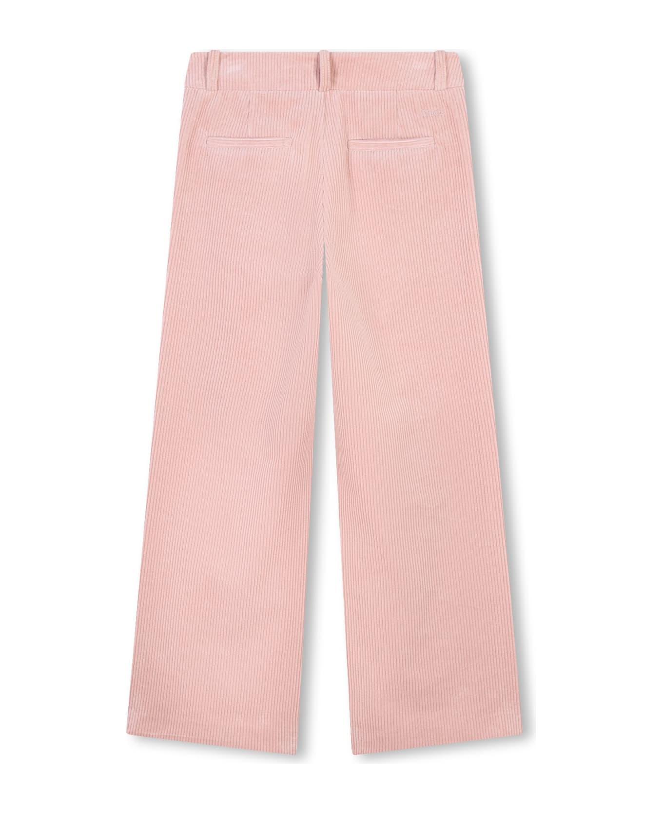 Chloé Ribbed Trousers - Pink