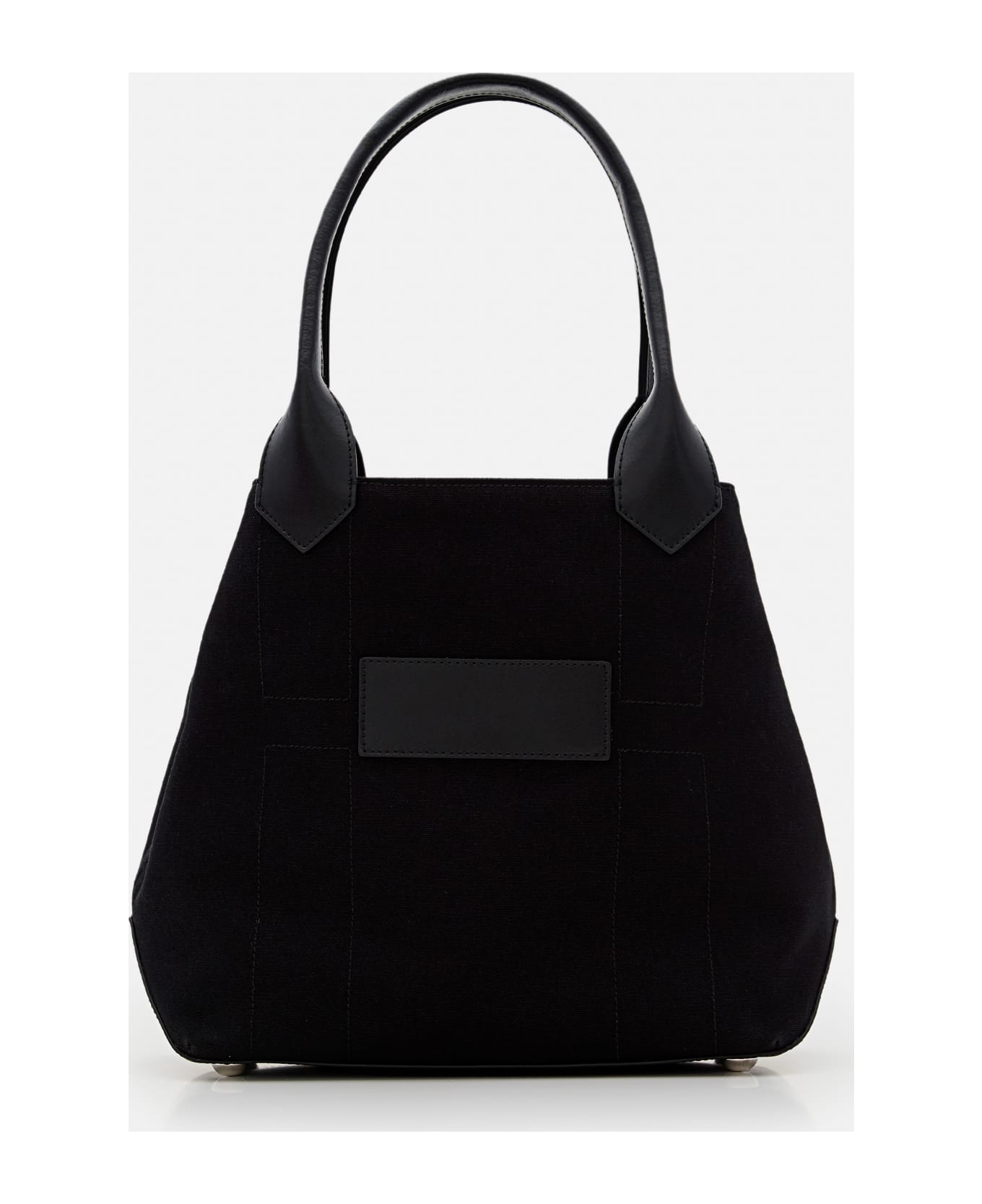 Hogan Medium Script Canvas Shopping Bag