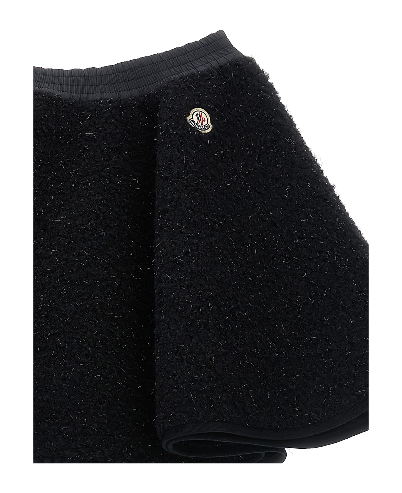 Moncler Metallic Teddy Skirt - Black  