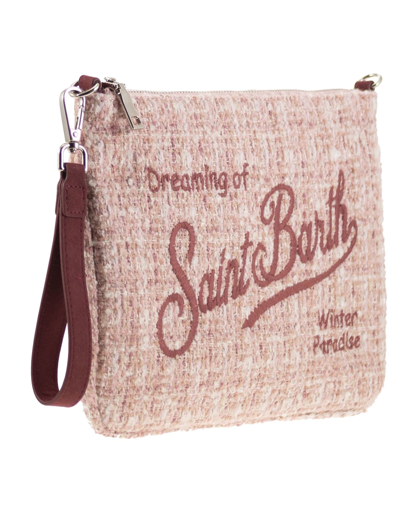 MC2 Saint Barth Pochette Bag With Shoulder Strap - Pink