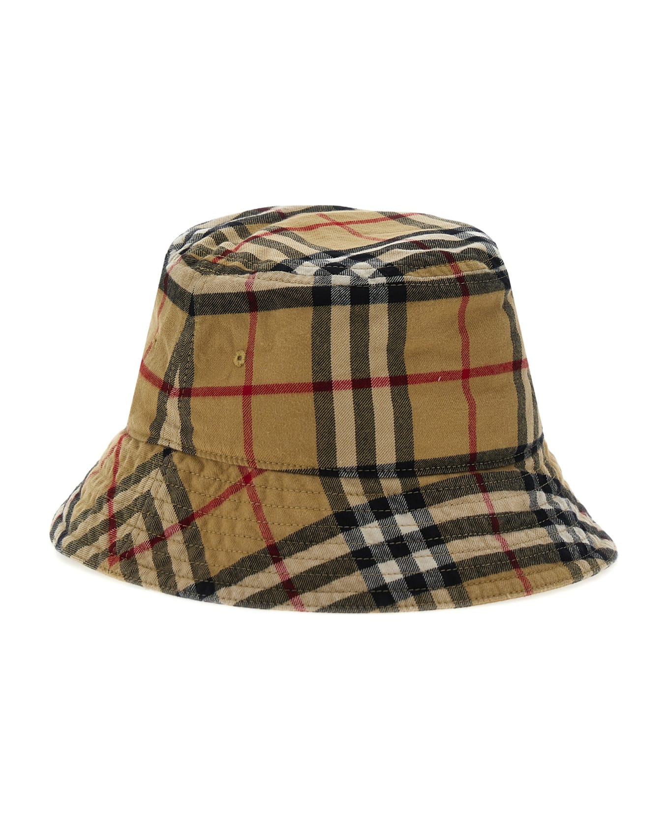 Burberry Bucket Hat Check - Beige