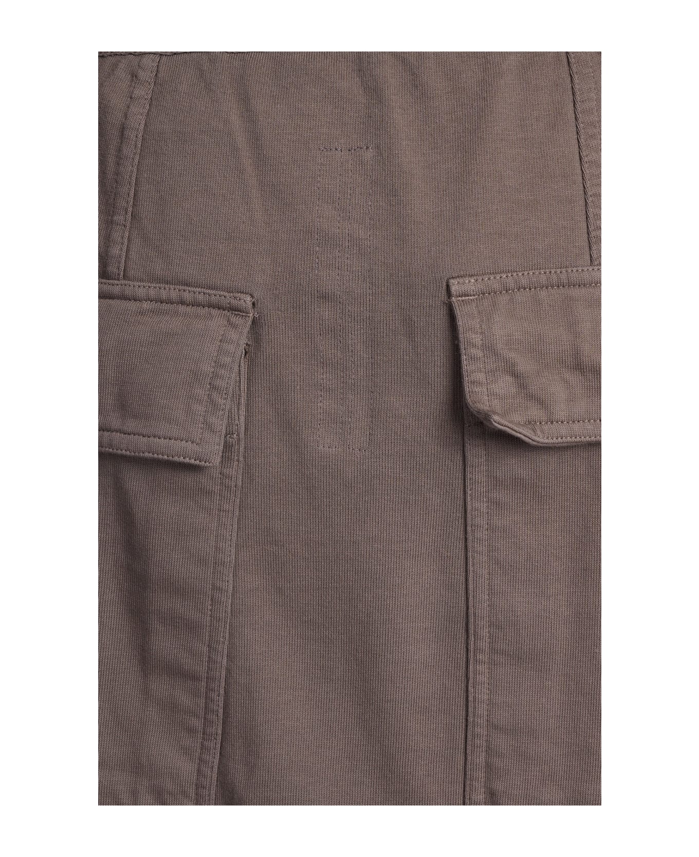 DRKSHDW Prisoner Drawstring Pants In Brown Cotton - brown