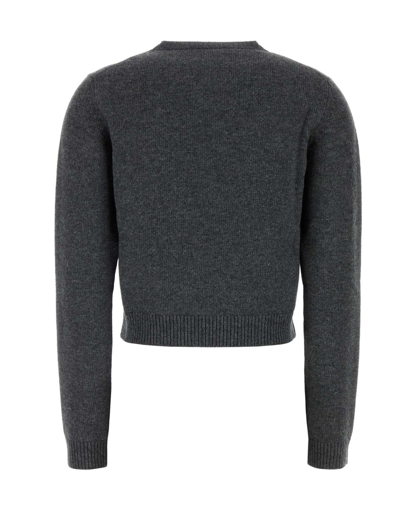 Gucci Charcoal Wool Blend Sweater - CHARCOALGREYMIX