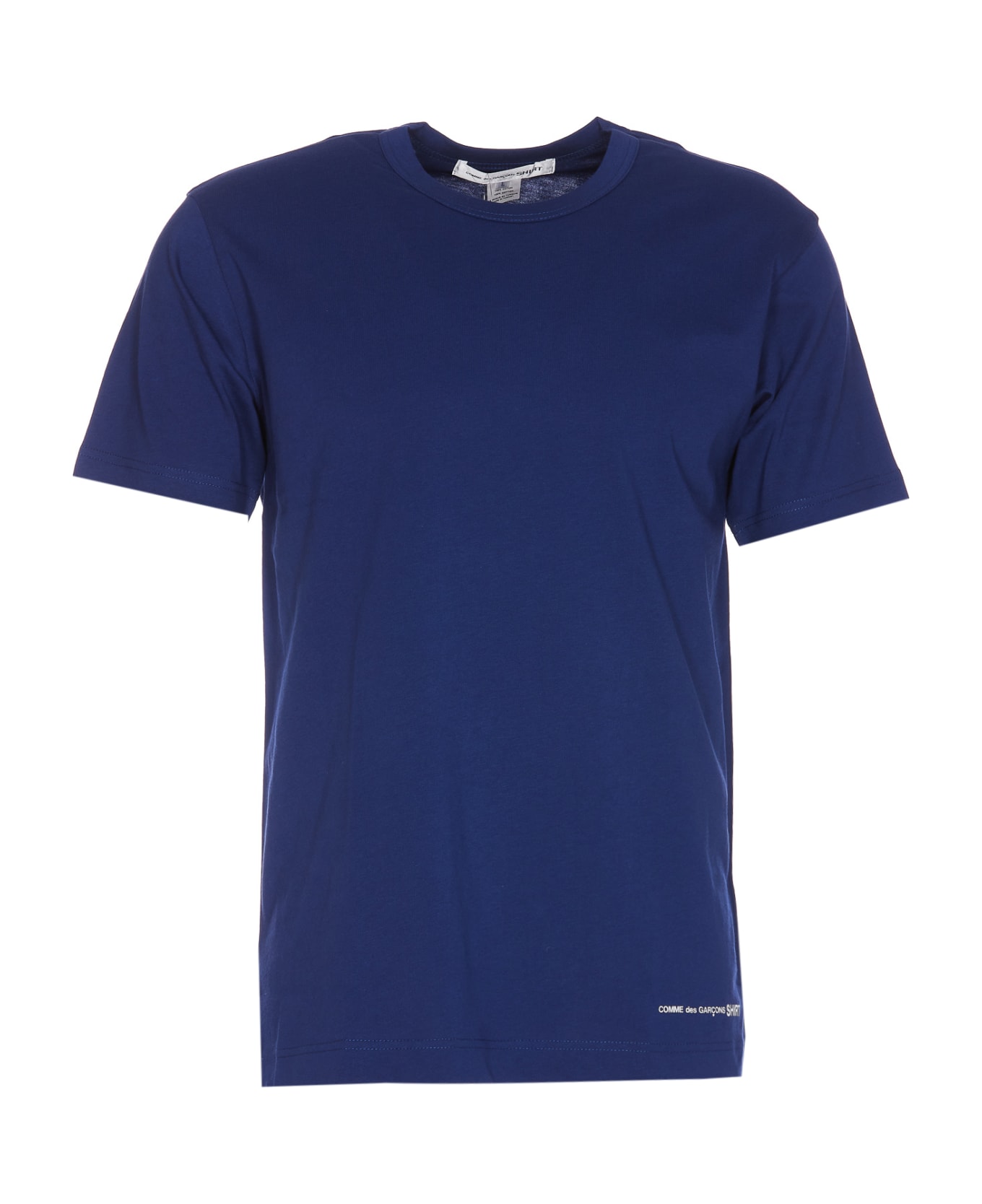 Comme des Garçons Logo T-shirt - Blue シャツ