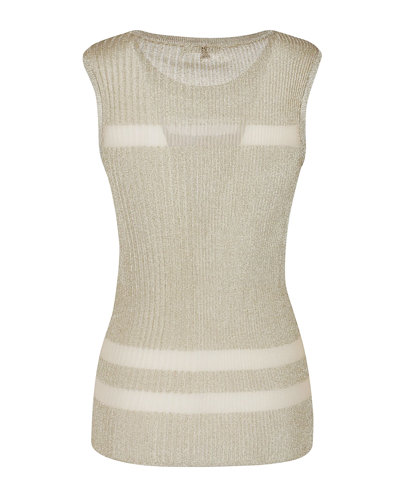 Patrizia Pepe Tank Top - Shiny Gold