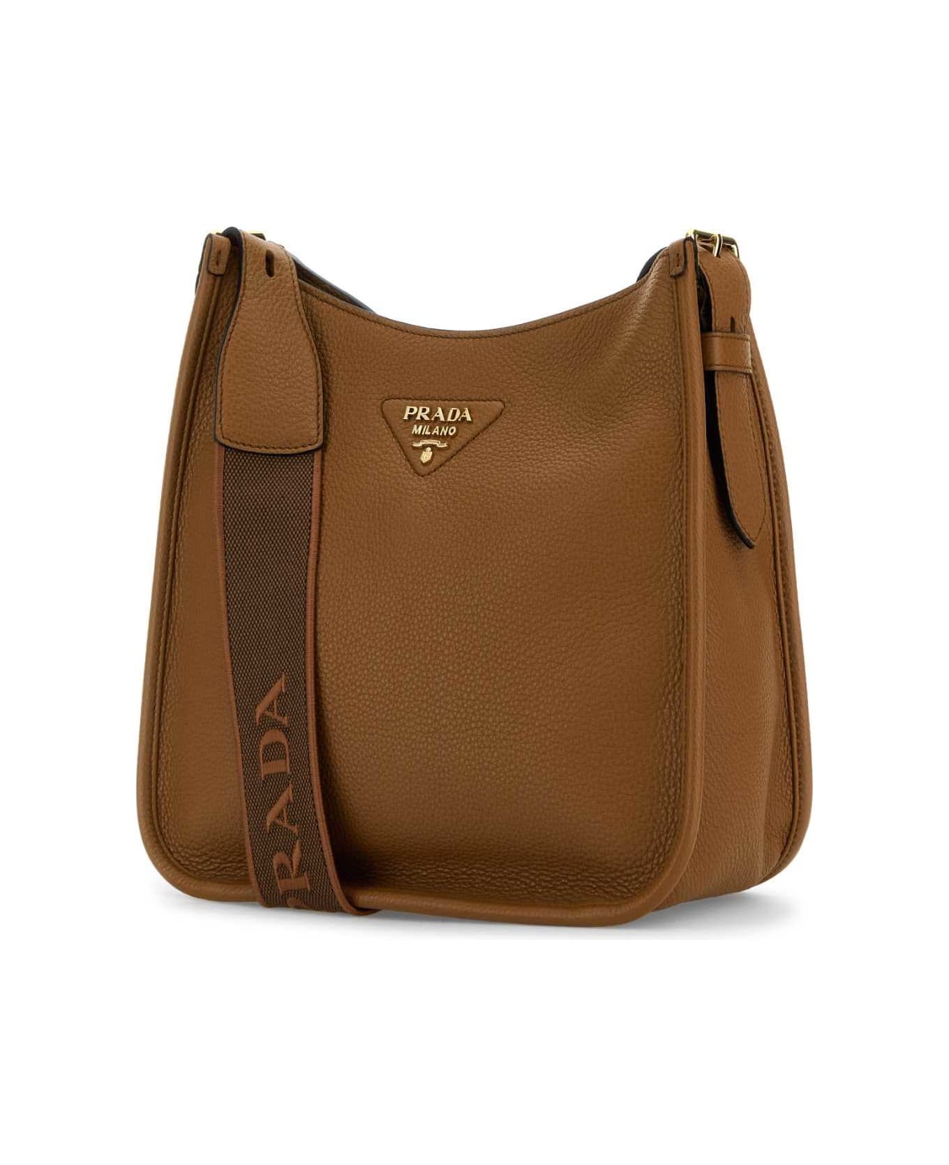Prada Caramel Leather Shoulder Bag - CARAMEL01N