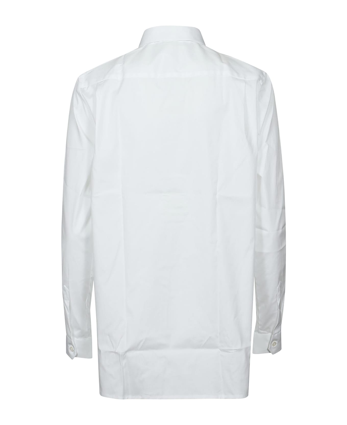 Fay Long Sleeve Shirt - White