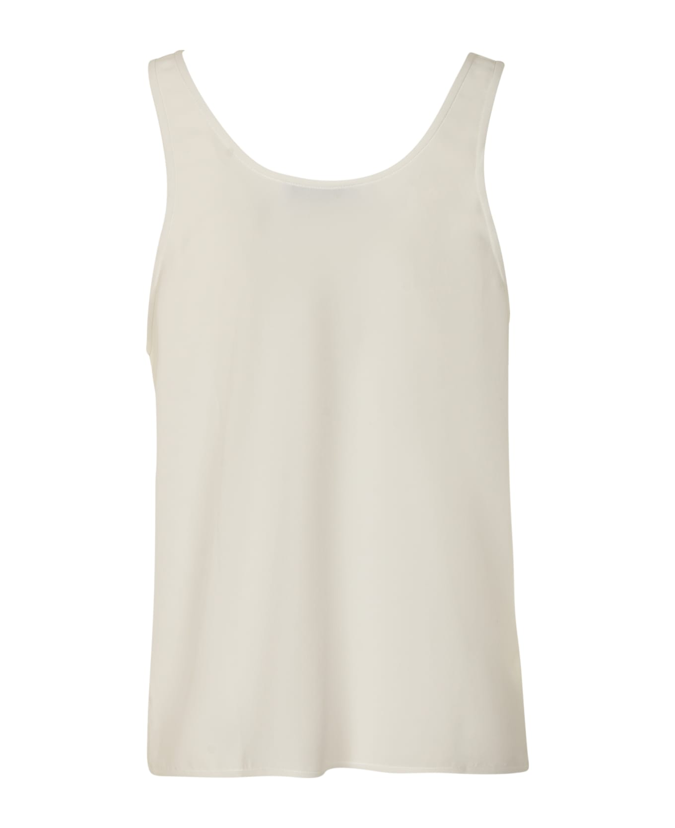 VIS A VIS Classic Fitted Tank Top - White