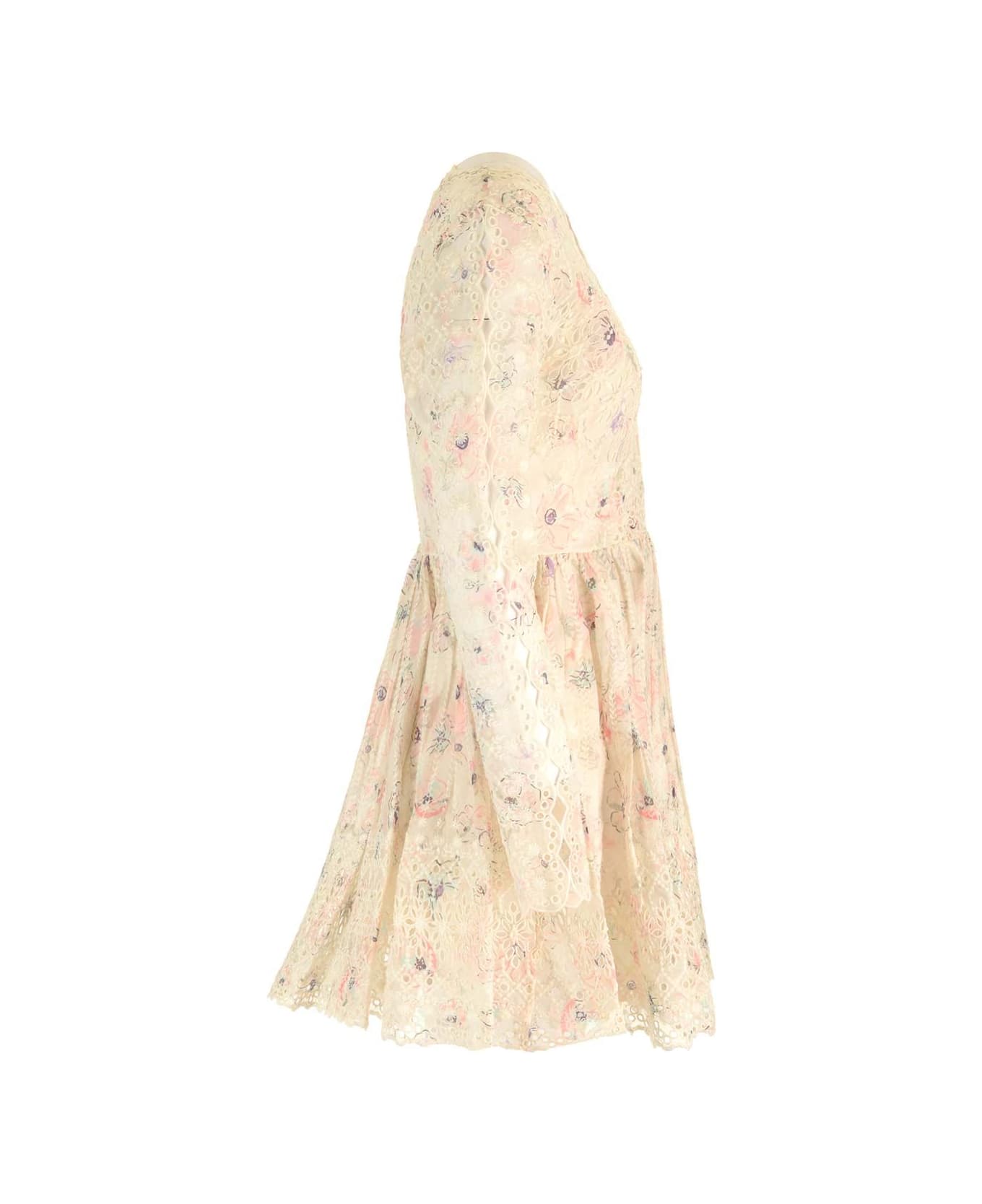 Zimmermann "halliday" Mini Dress - Multicolor