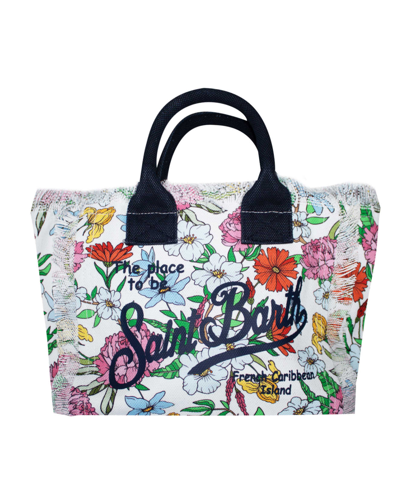 MC2 Saint Barth Handbag In Cotton With Print - Multicolor