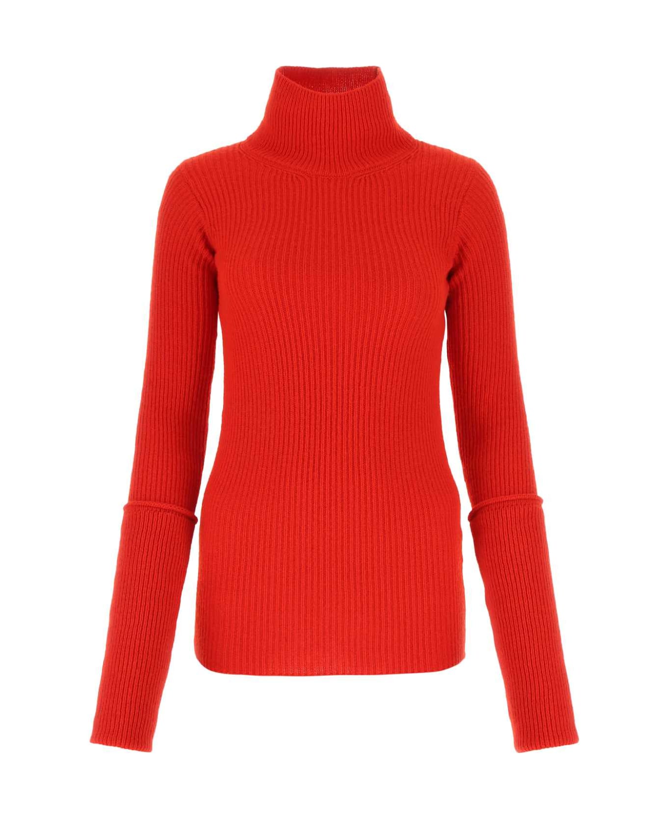 Quira Red Wool Sweater - Q0043