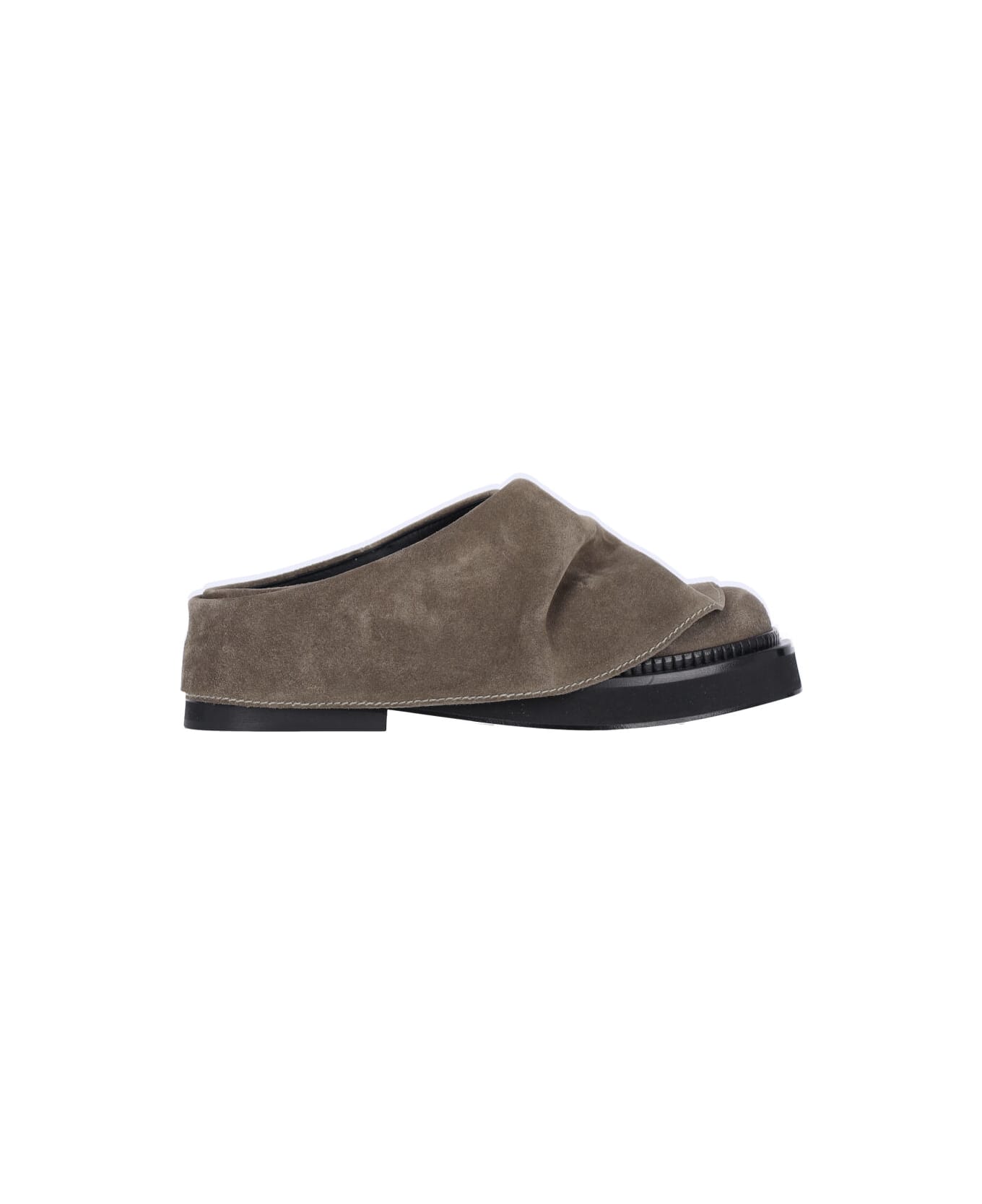The Attico "mini Robin" Sabots - Taupe