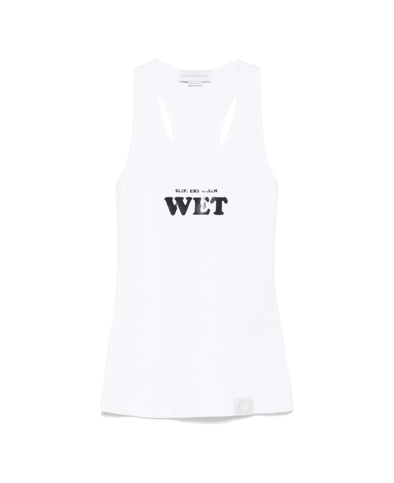 Stella McCartney Slippery When Wet Tank Top - White