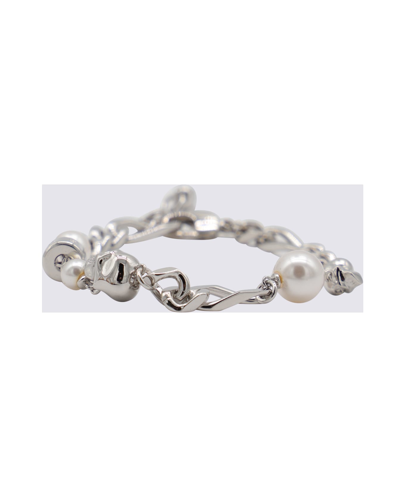 Alexander McQueen Silver Metal Bracelet - SILVER