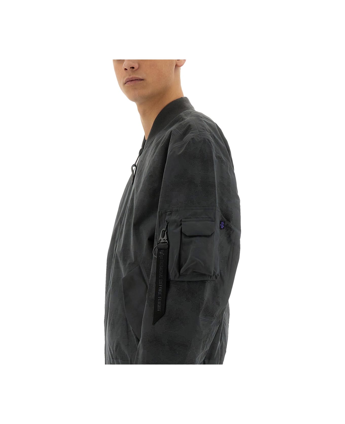 Alpha Industries "l-2b Laser Cut" Jacket - GREY