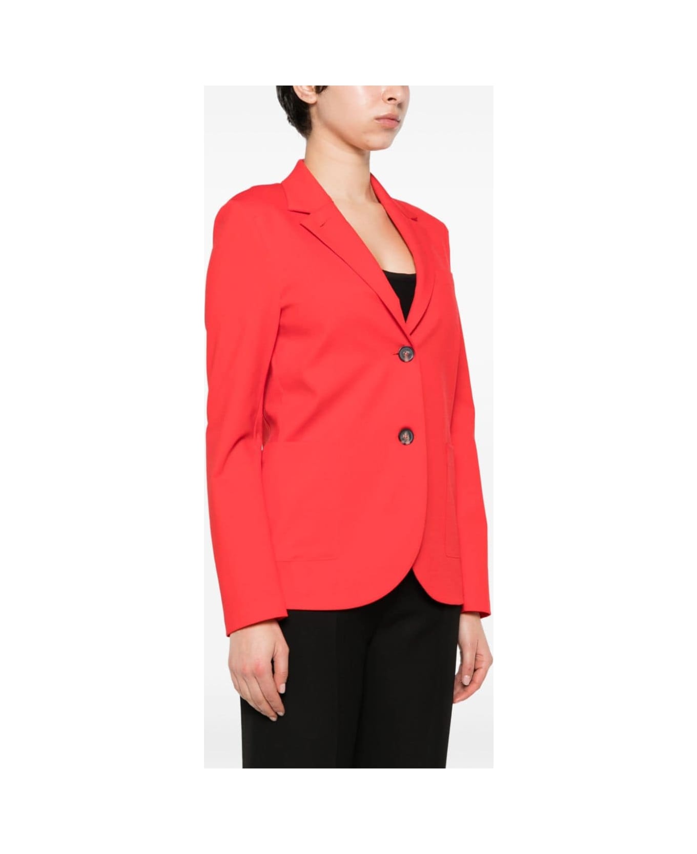 Harris Wharf London Single-breasted Blazer Jacket - Red