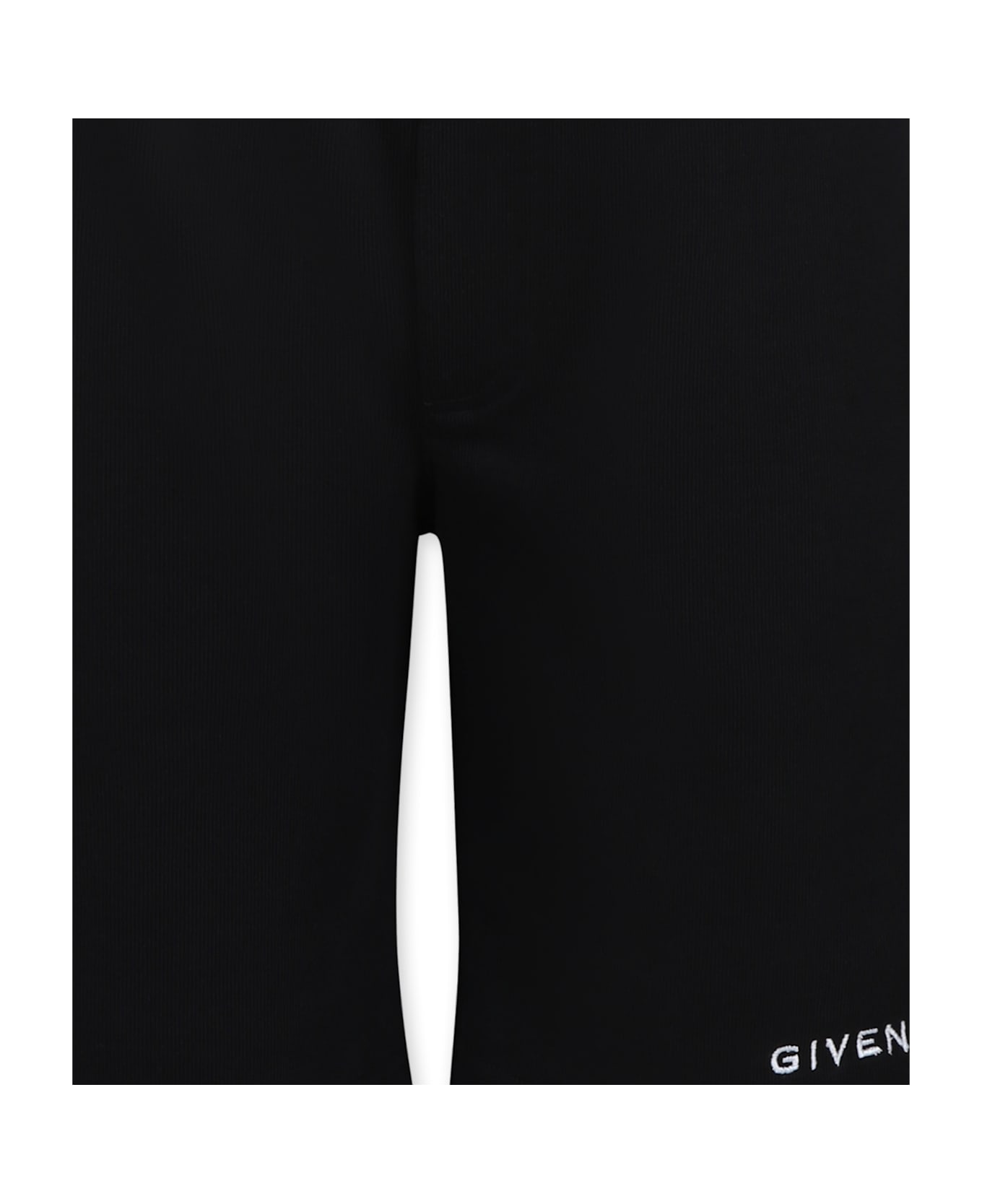 Givenchy Black Shorts For Boy With Logo - Black