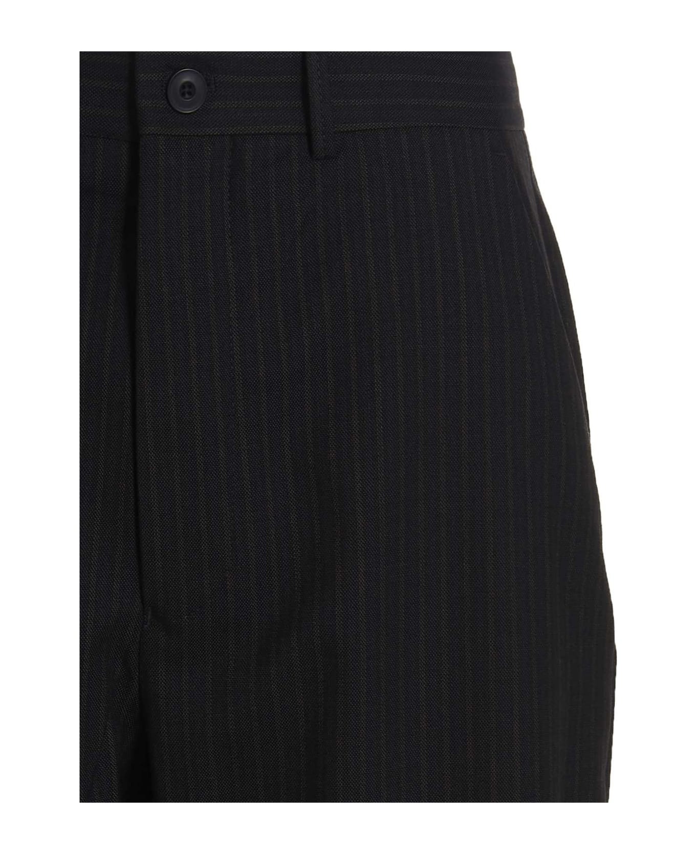 Closed Stripe Trousers - Multicolor