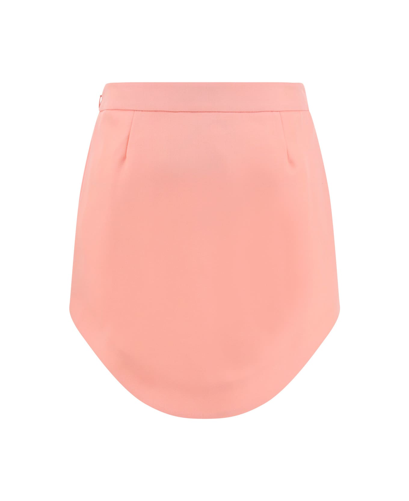 Casablanca Wool Mini Skirt - Pink