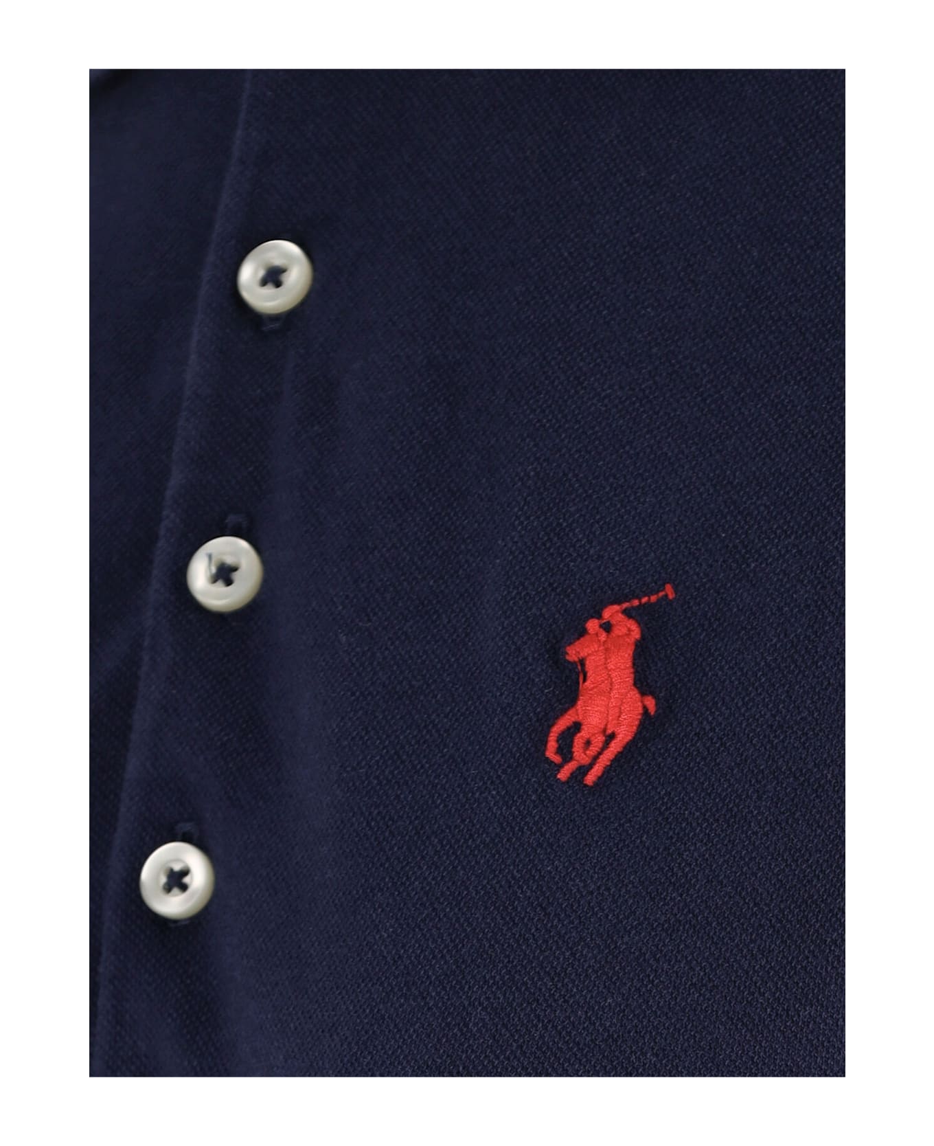 Polo Ralph Lauren Logo Midi Dress - Blue