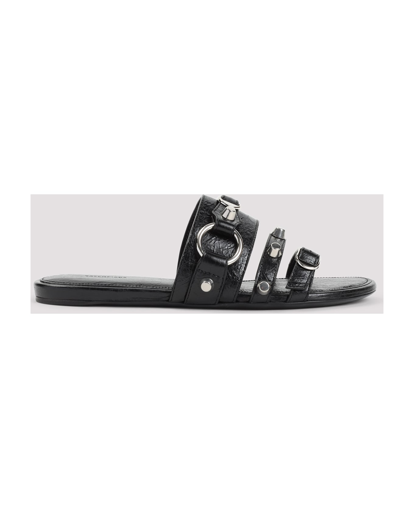 Balenciaga City Sandals - Black Silver