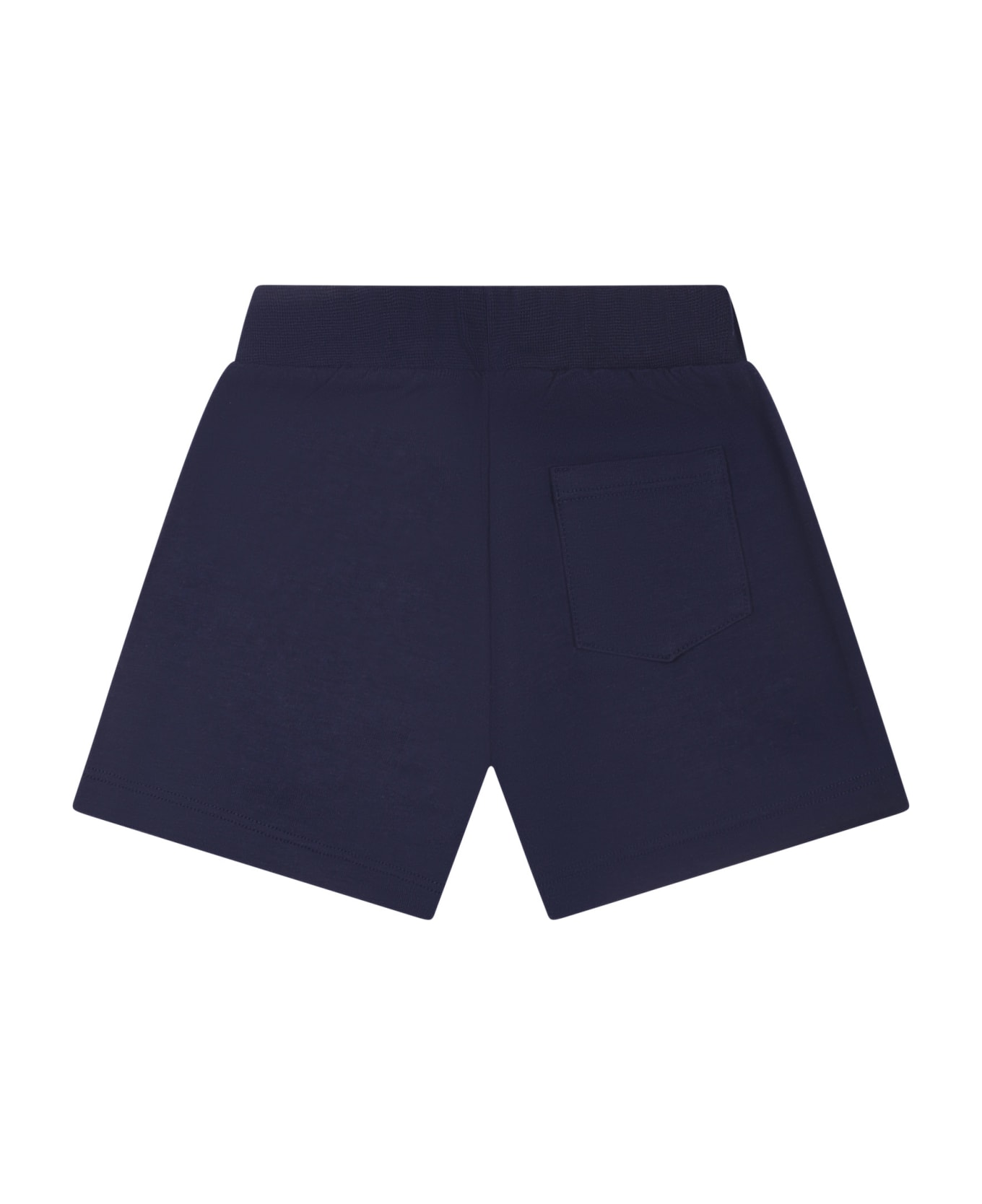 Versace Blue Shorts For Baby Boy With Medusa - Blue