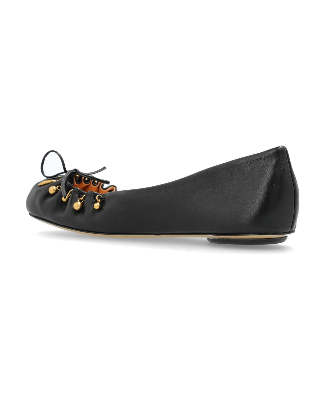 Chloé Leather Ballet Flats - Black
