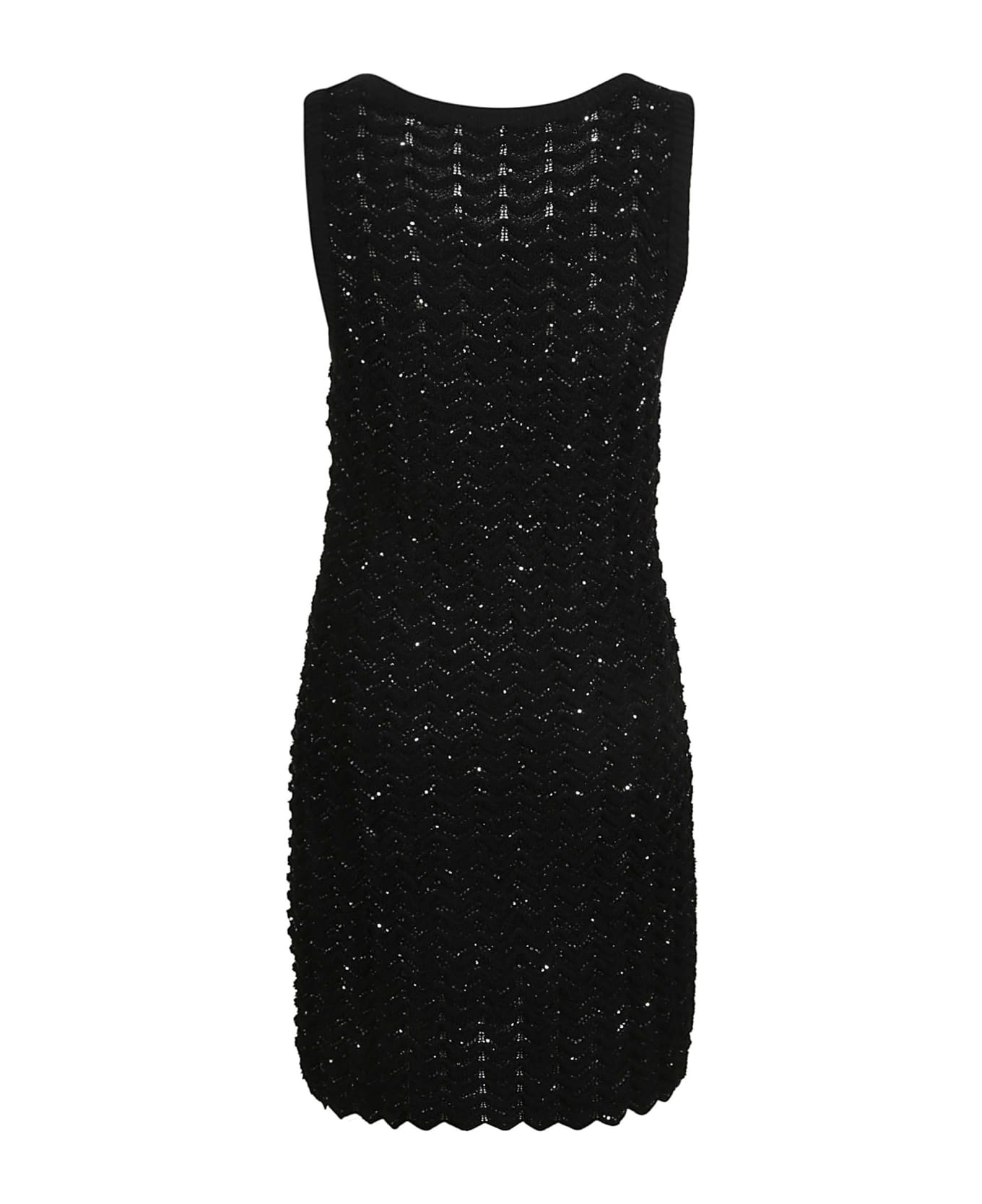 Missoni Sleeveless Short Dress - Black ワンピース＆ドレス