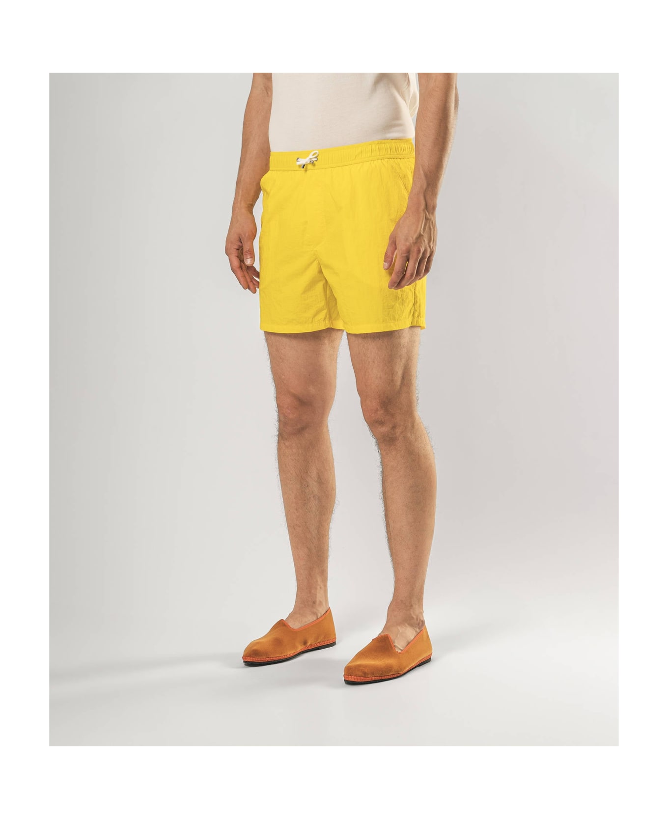 Larusmiani Swim Shorts Dorji Mare Swimming Trunks - Yellow