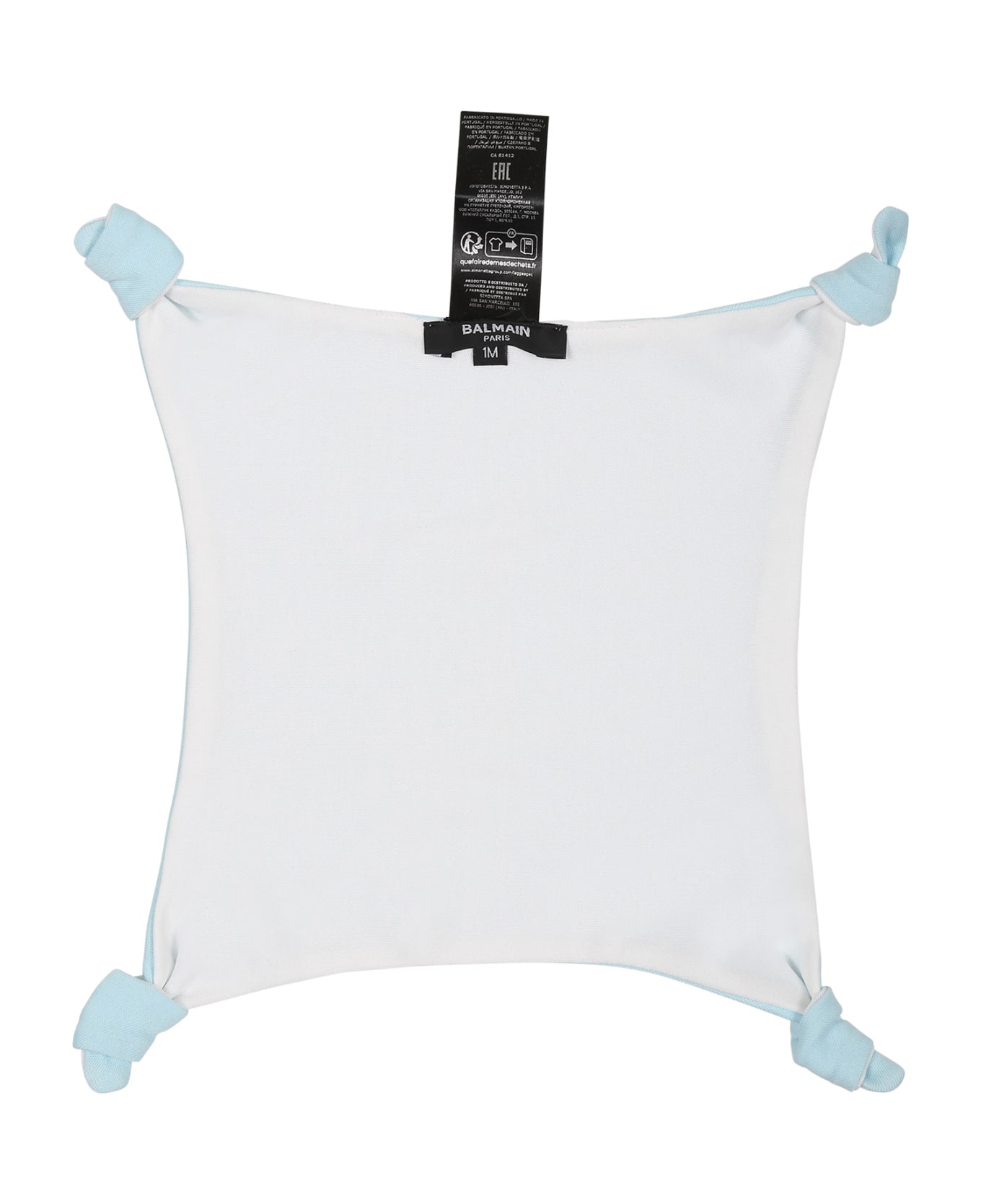 Balmain Light Blue Set For Baby Boy With Logo - Light Blue