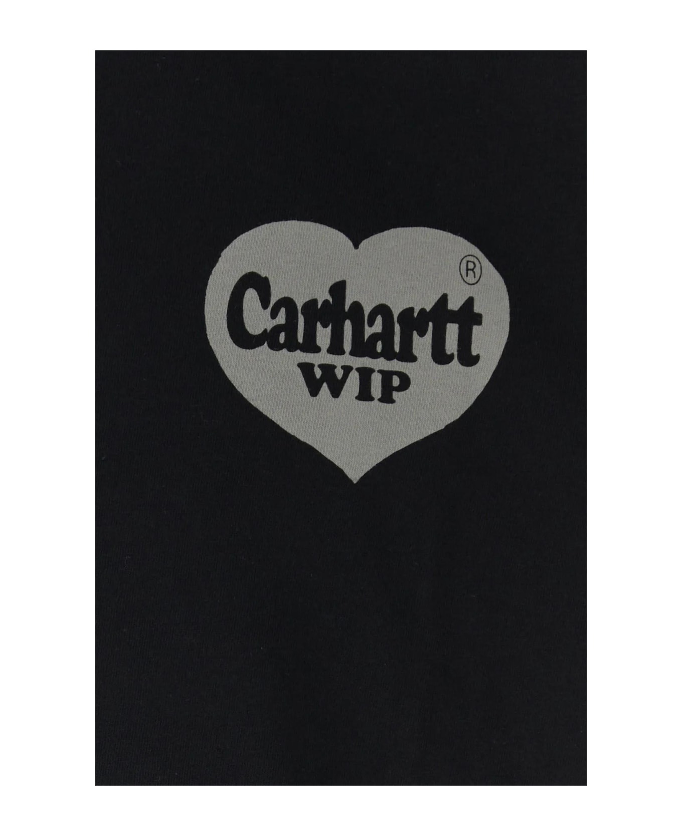 Carhartt WIP Black Cotton L/s Spree T-shirt - Nero