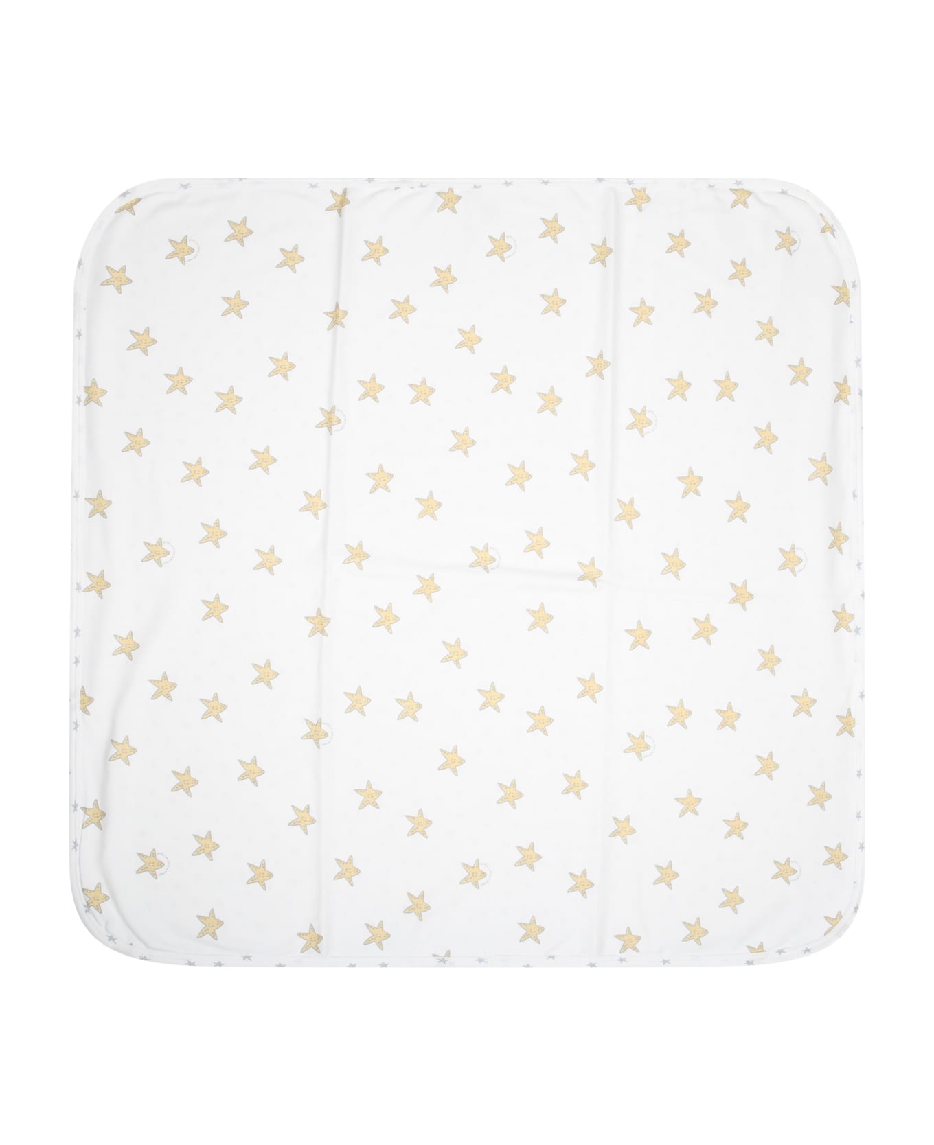 Stella McCartney Kids Ivory Blanket For Babykids With Starfish - Ivory アクセサリー＆ギフト