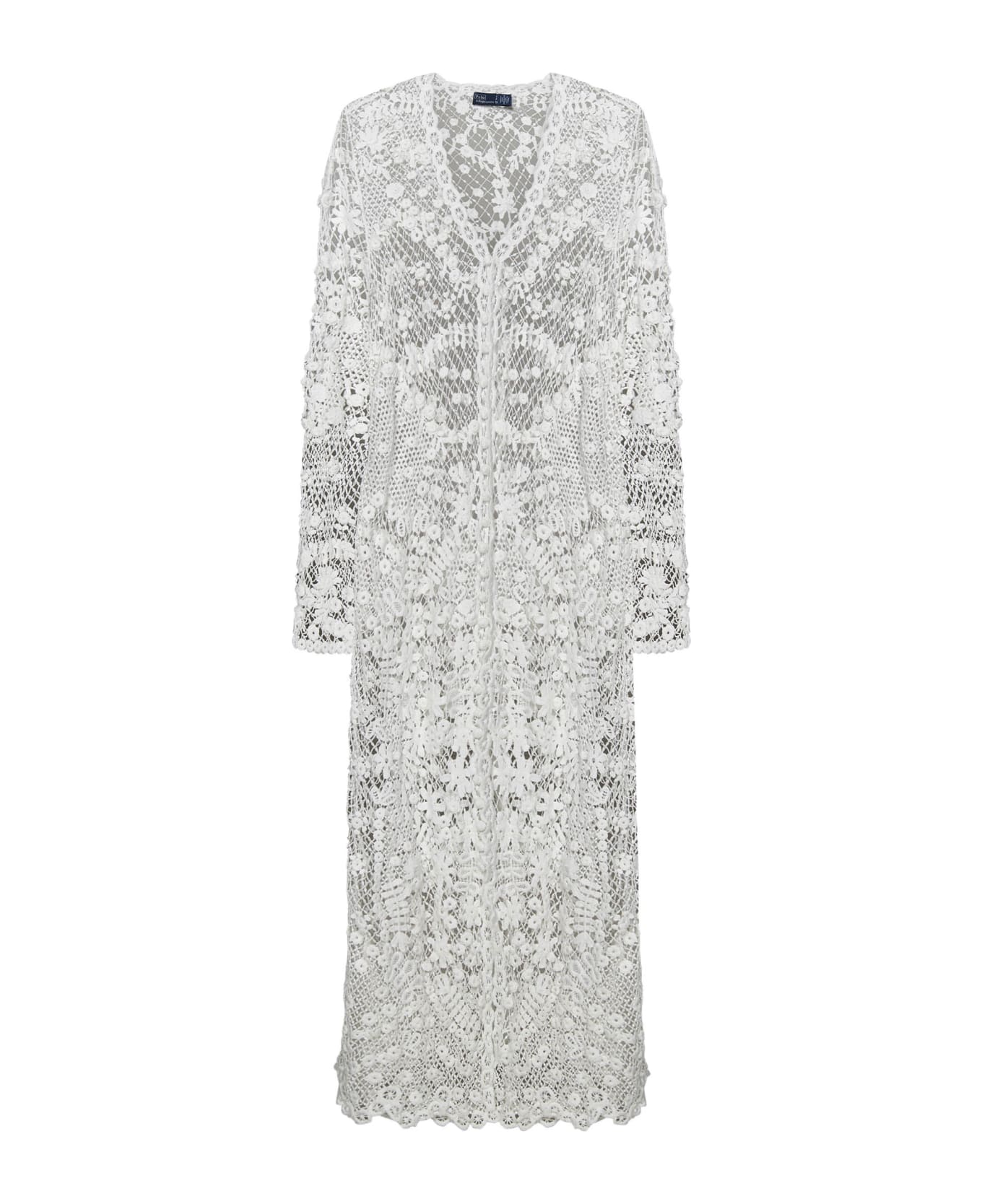 Polo Ralph Lauren Midi Dress - White ワンピース＆ドレス