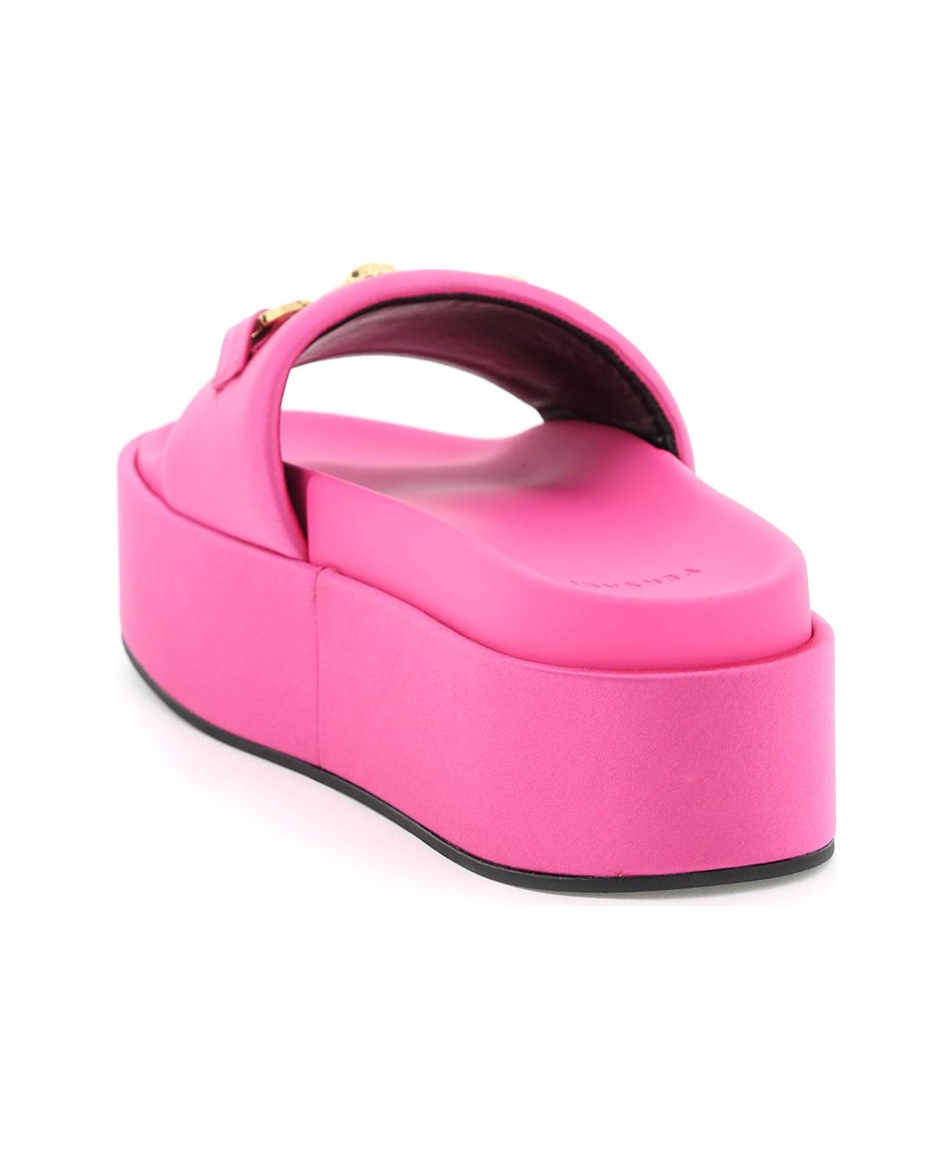 Versace Biggie Medusa Platform Sandals - Pink Paradise-oro Versace