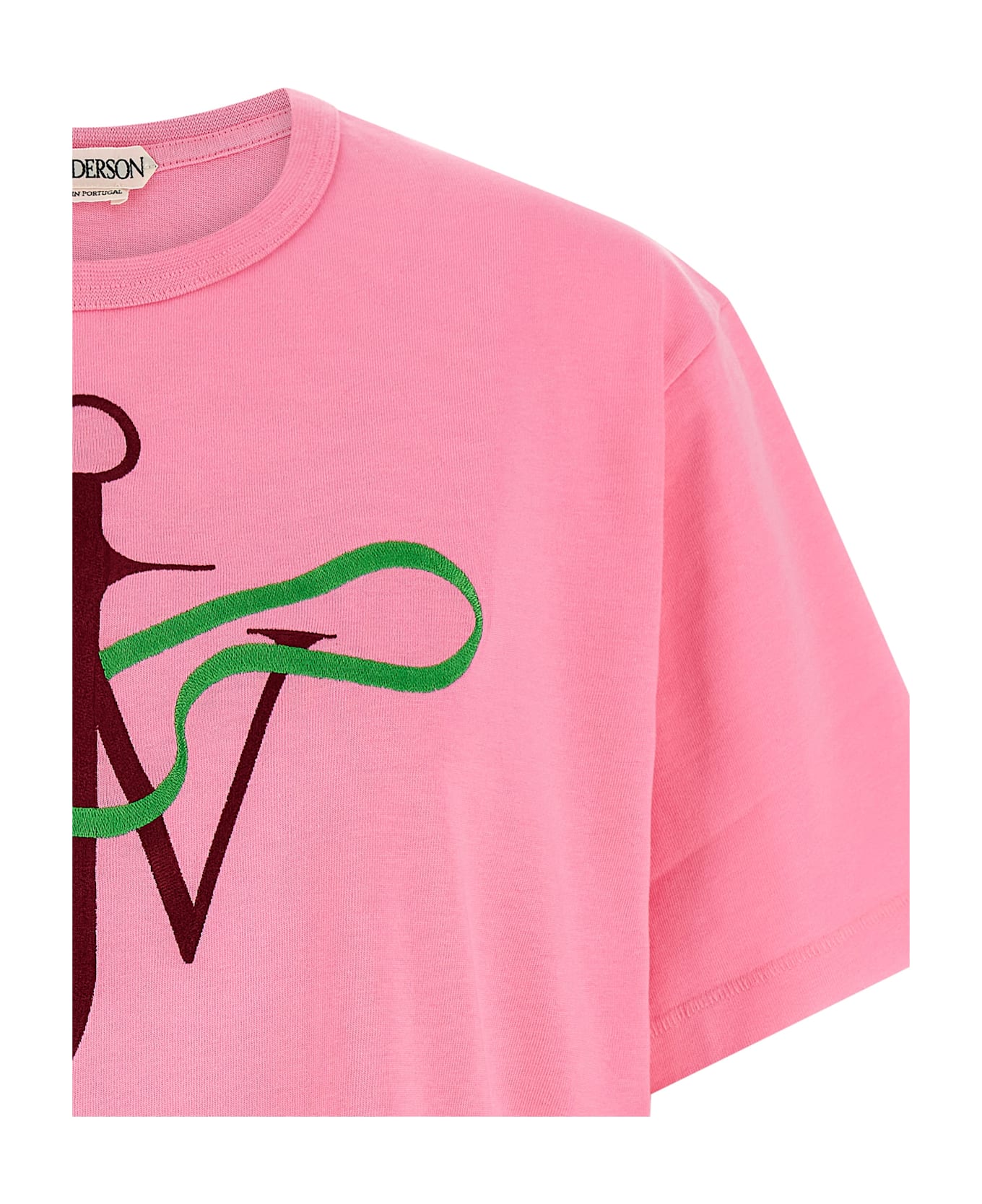 J.W. Anderson 'ribbon Anchor' T-shirt - Pink