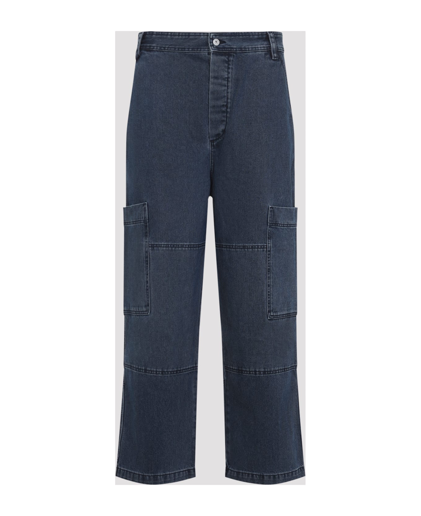Jacquemus Le Cargo De-nimes Carre Jeans - Navy