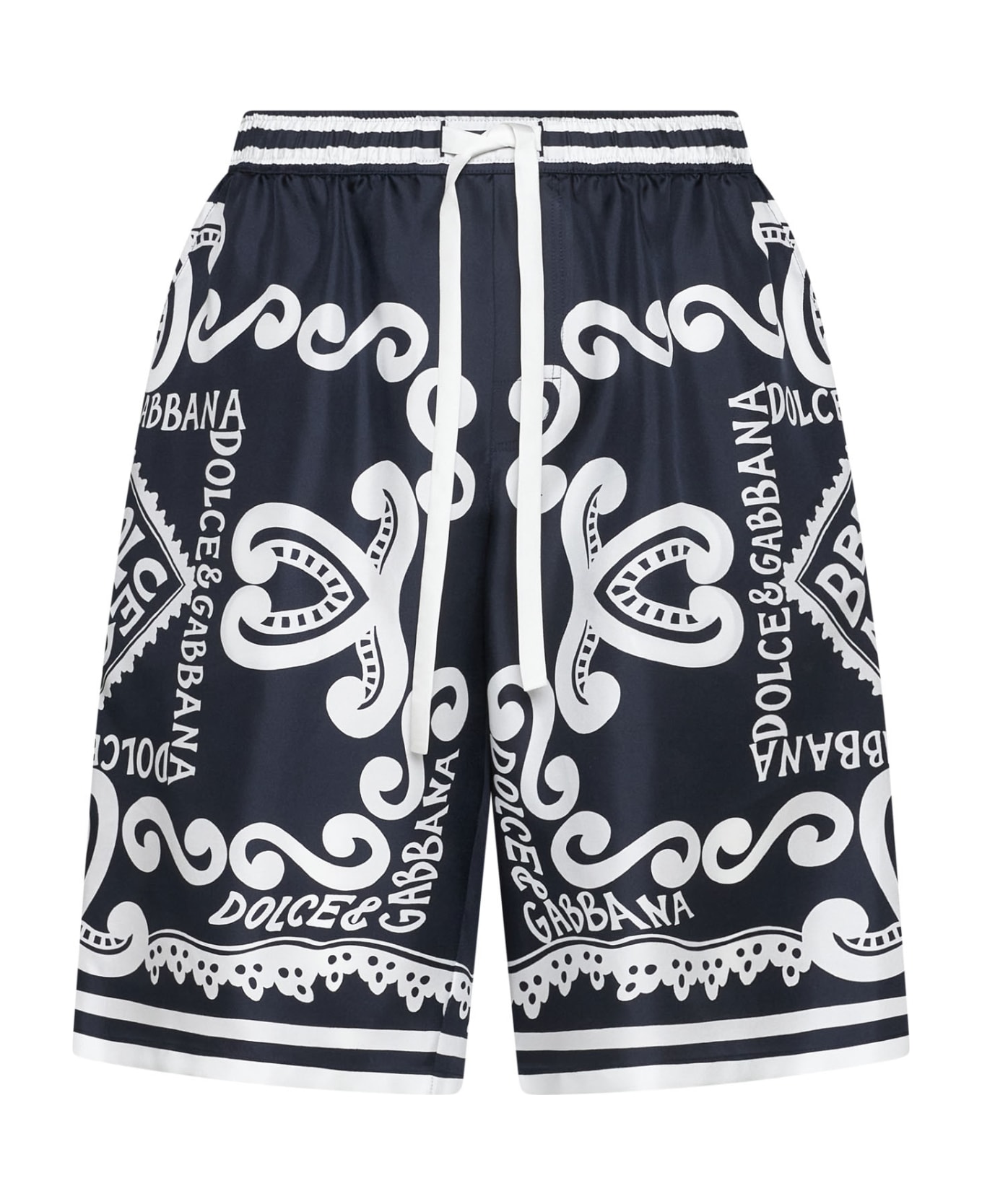 Dolce & Gabbana Shorts - Dg marina f blu
