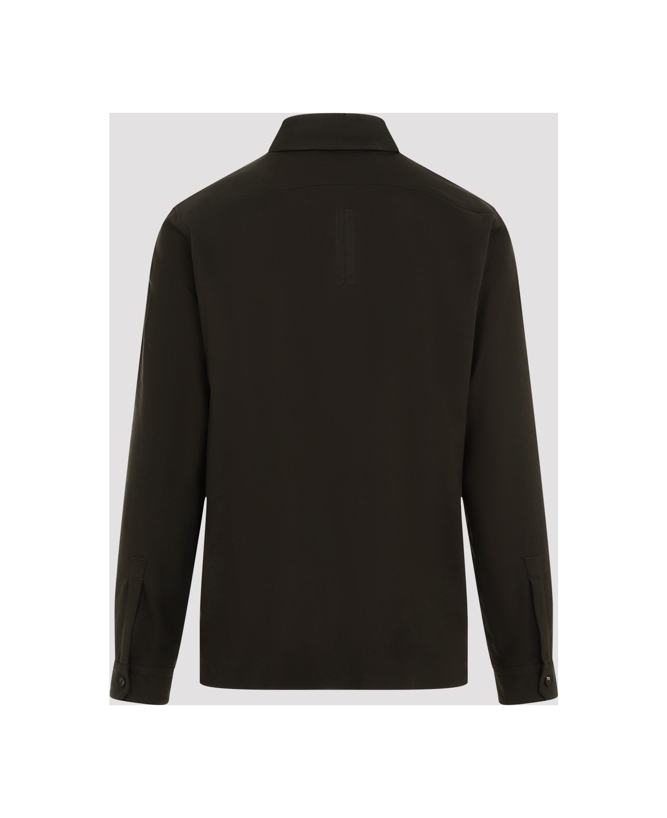Rick Owens Button-detailed Long-sleeve Shirt - Forest
