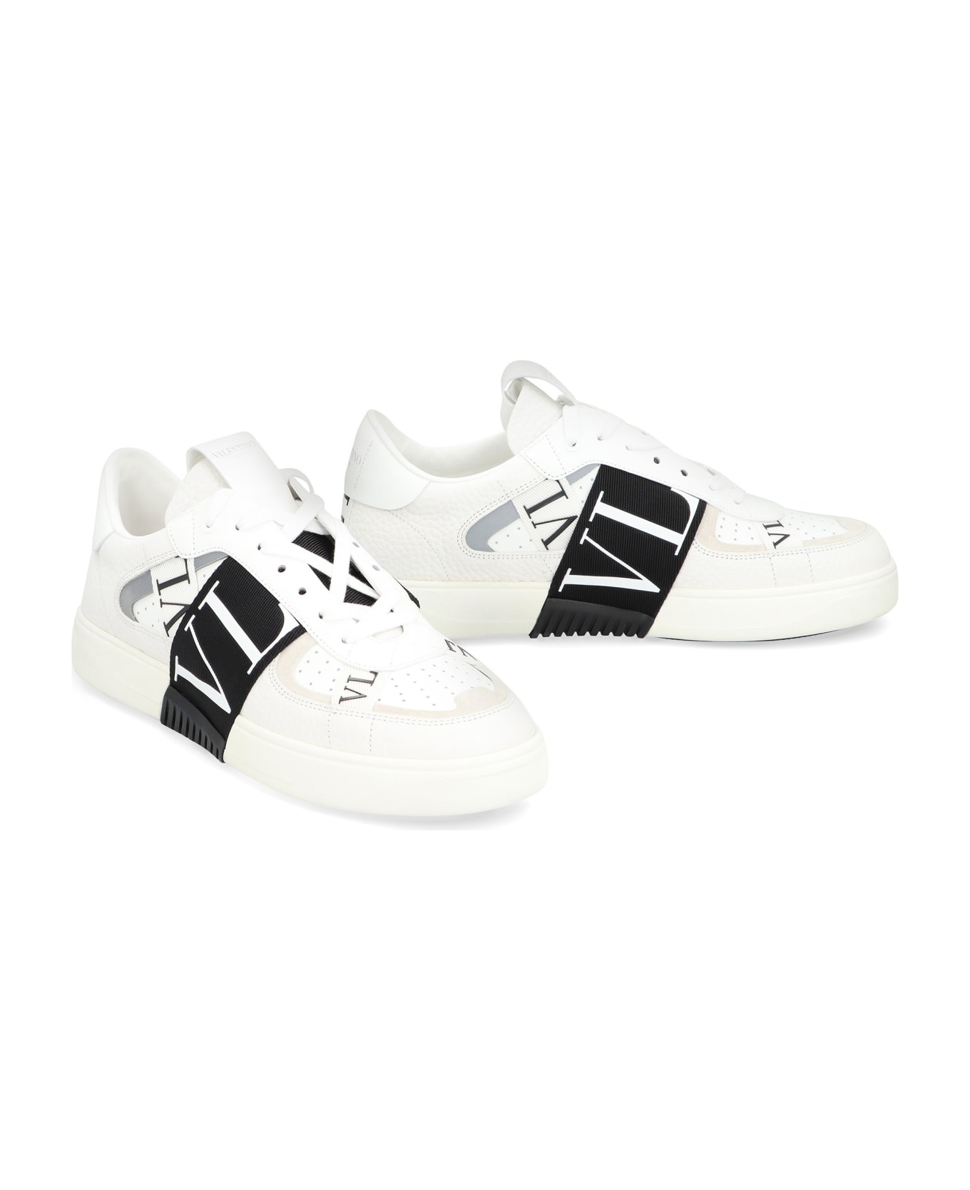 Valentino Garavani Garavani Vlnt Leather Sneakers - White