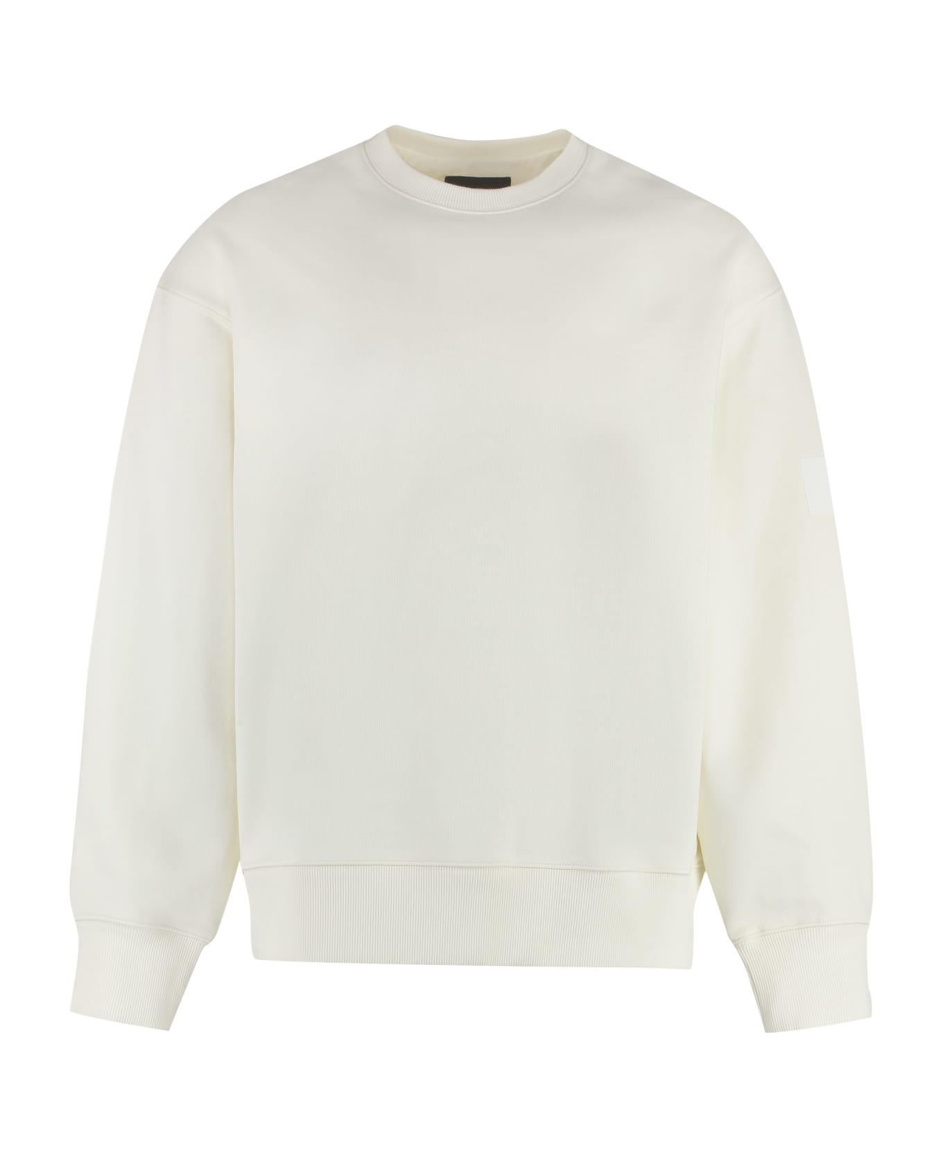 Y-3 Cotton Crew-neck Sweatshirt - Ivory