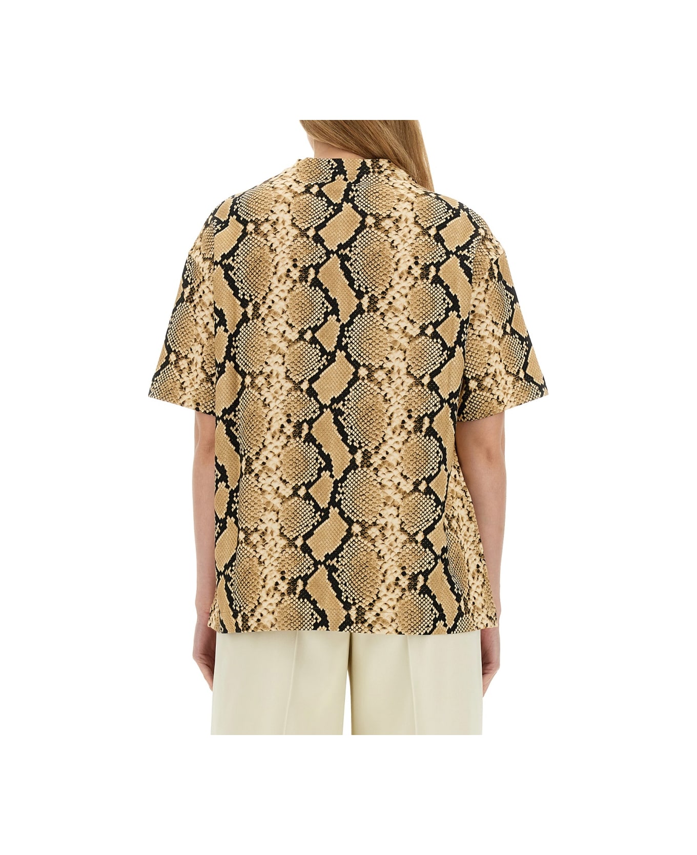 Jil Sander T-shirt With Animal Pattern - Hazel