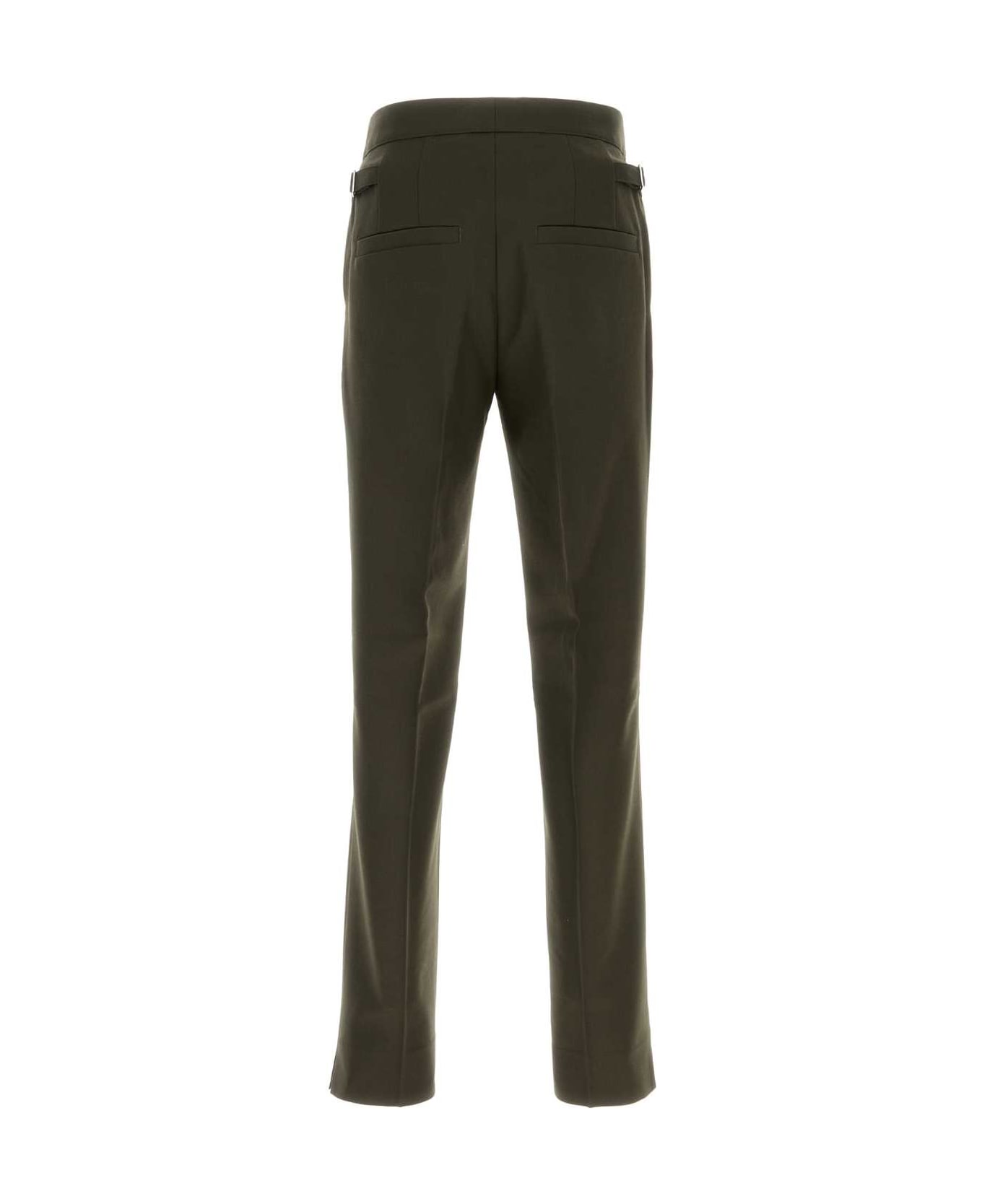 Namacheko Olive Green Wool Pant - OLIVEBROWN
