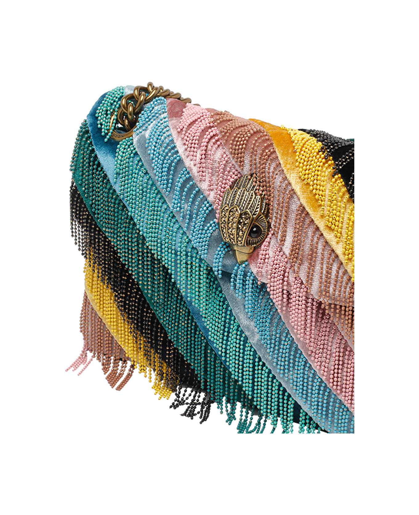 Kurt Geiger Mini Kensington Fringes Crossbody Bag - MultiColour