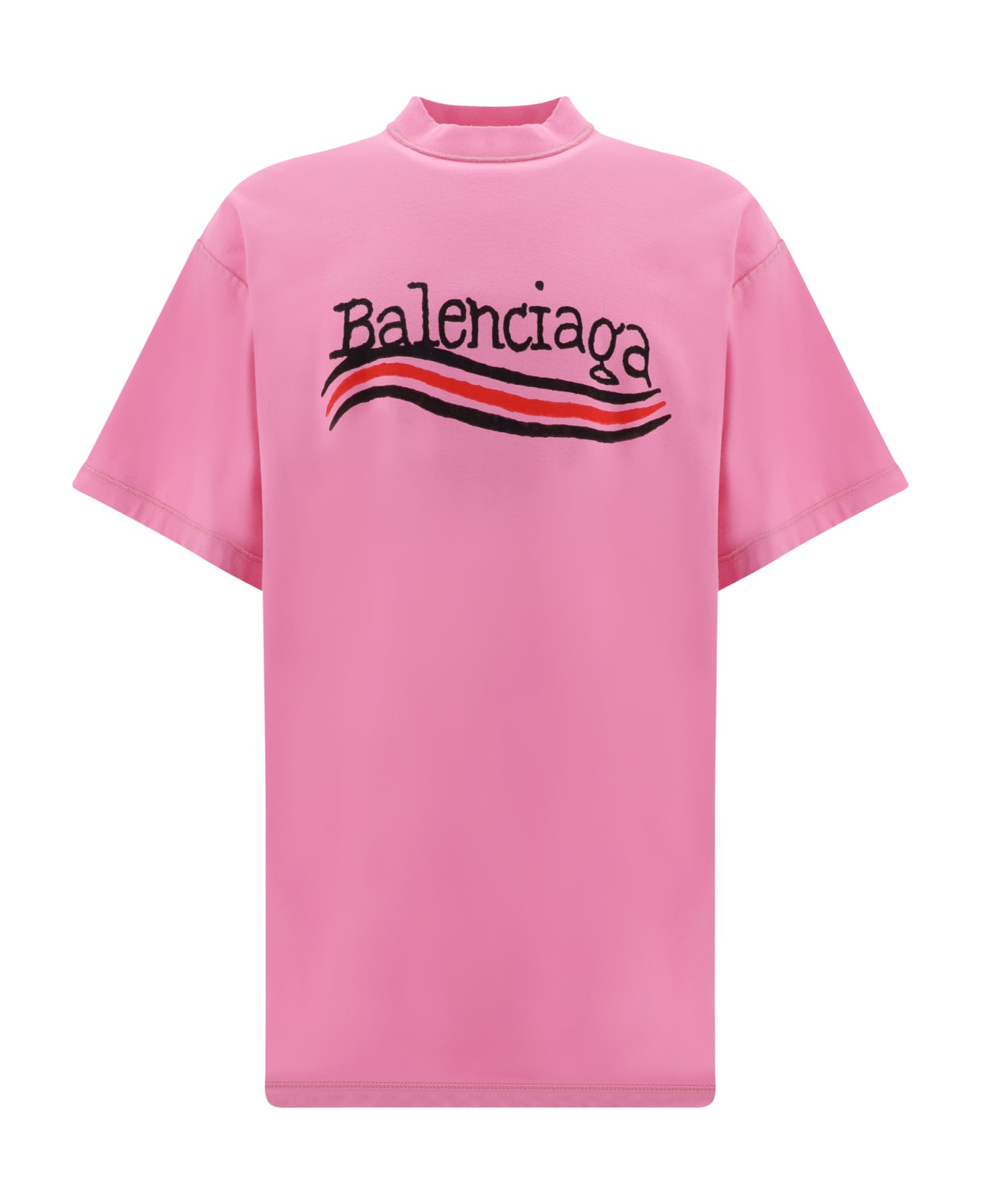 Balenciaga Cotton T-shirt - Pink & Purple Tシャツ