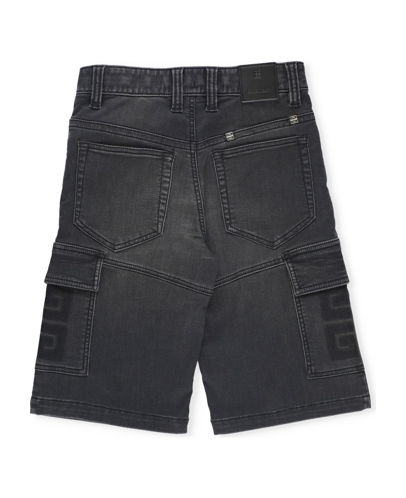 Givenchy Denim Bermuda Shorts - Grey