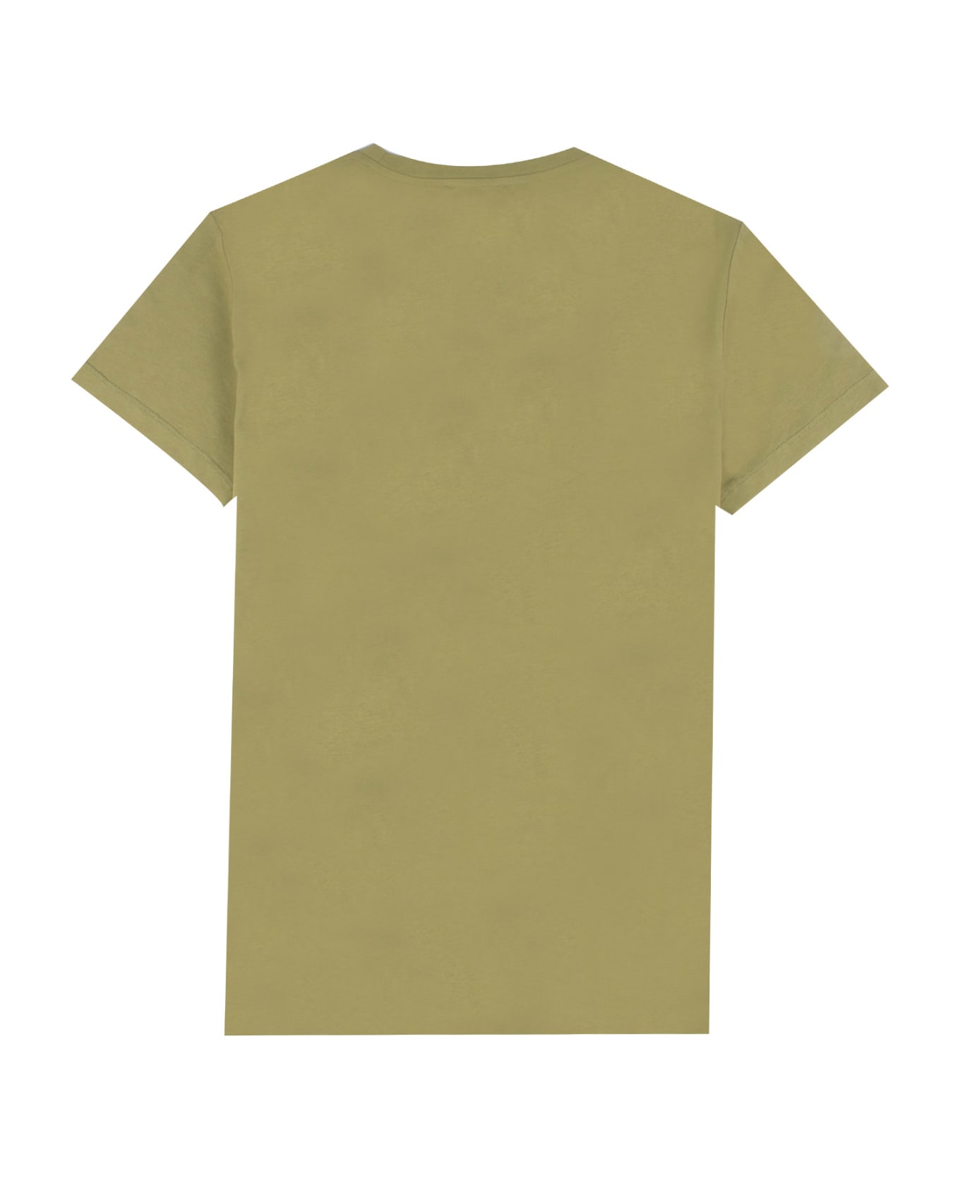 Balmain Cotton T-shirt - KAKI