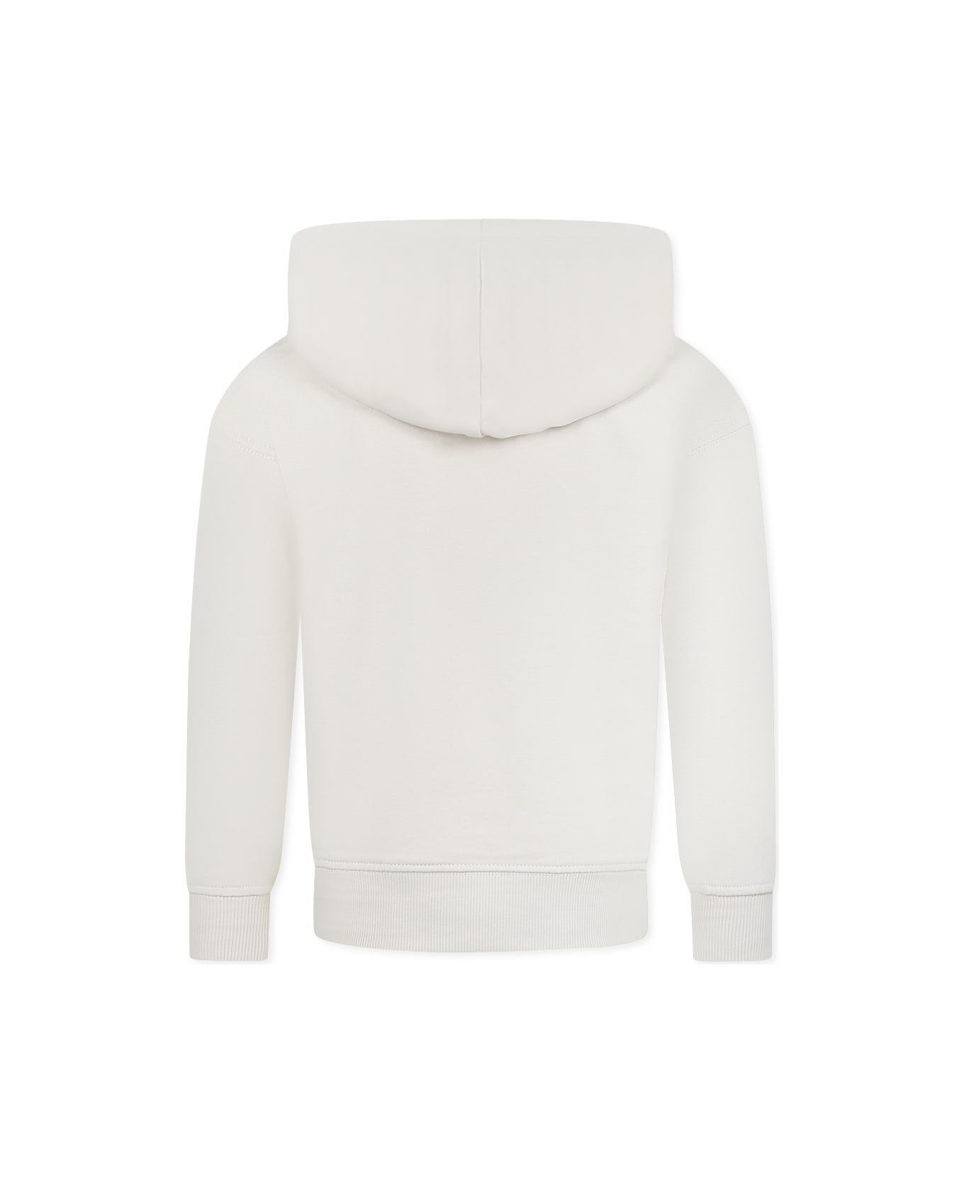 Calvin Klein Ivory Sweatshirt For Boy With Logo - Ivory